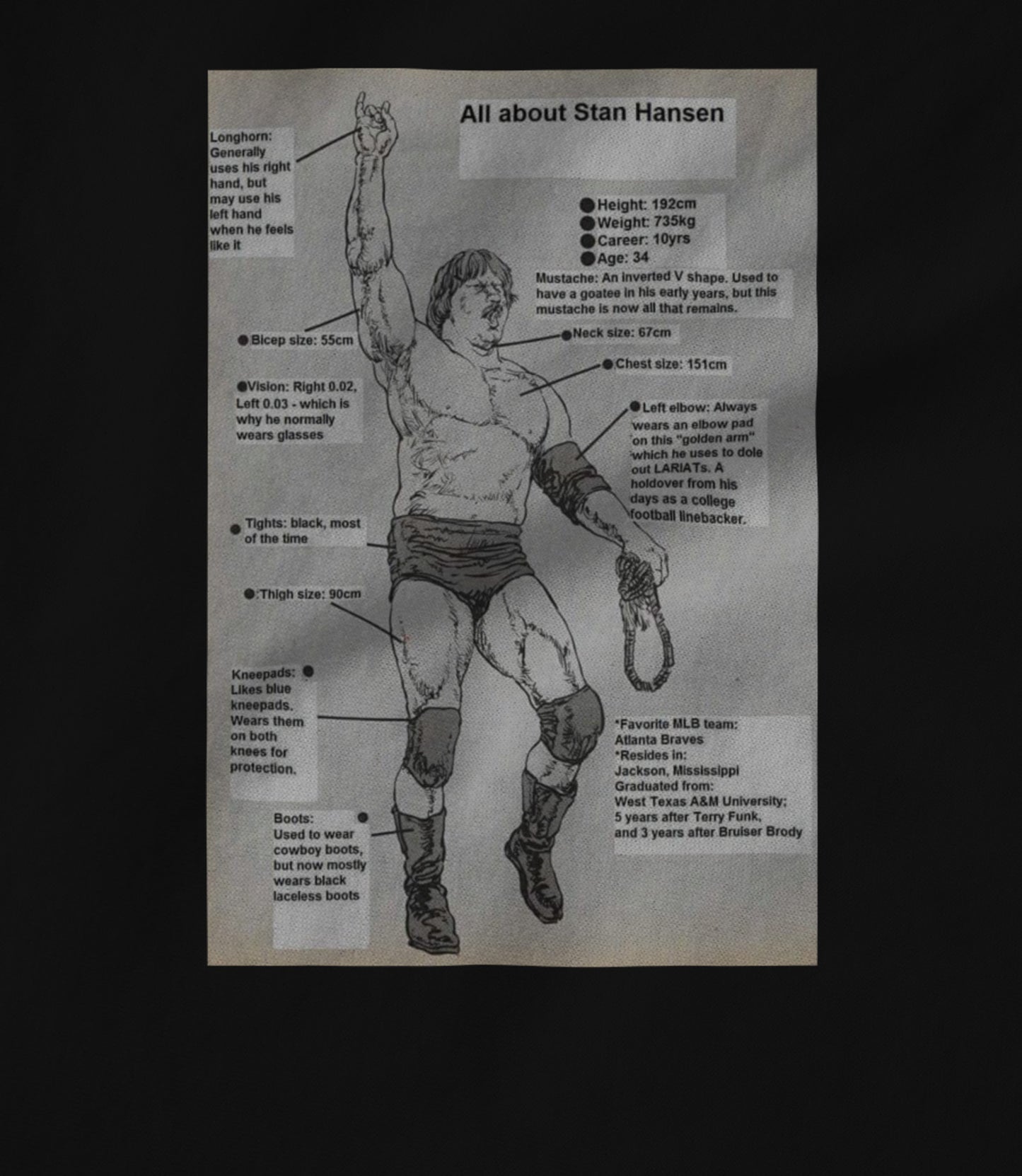 All About Stan Hansen Unisex T-shirt