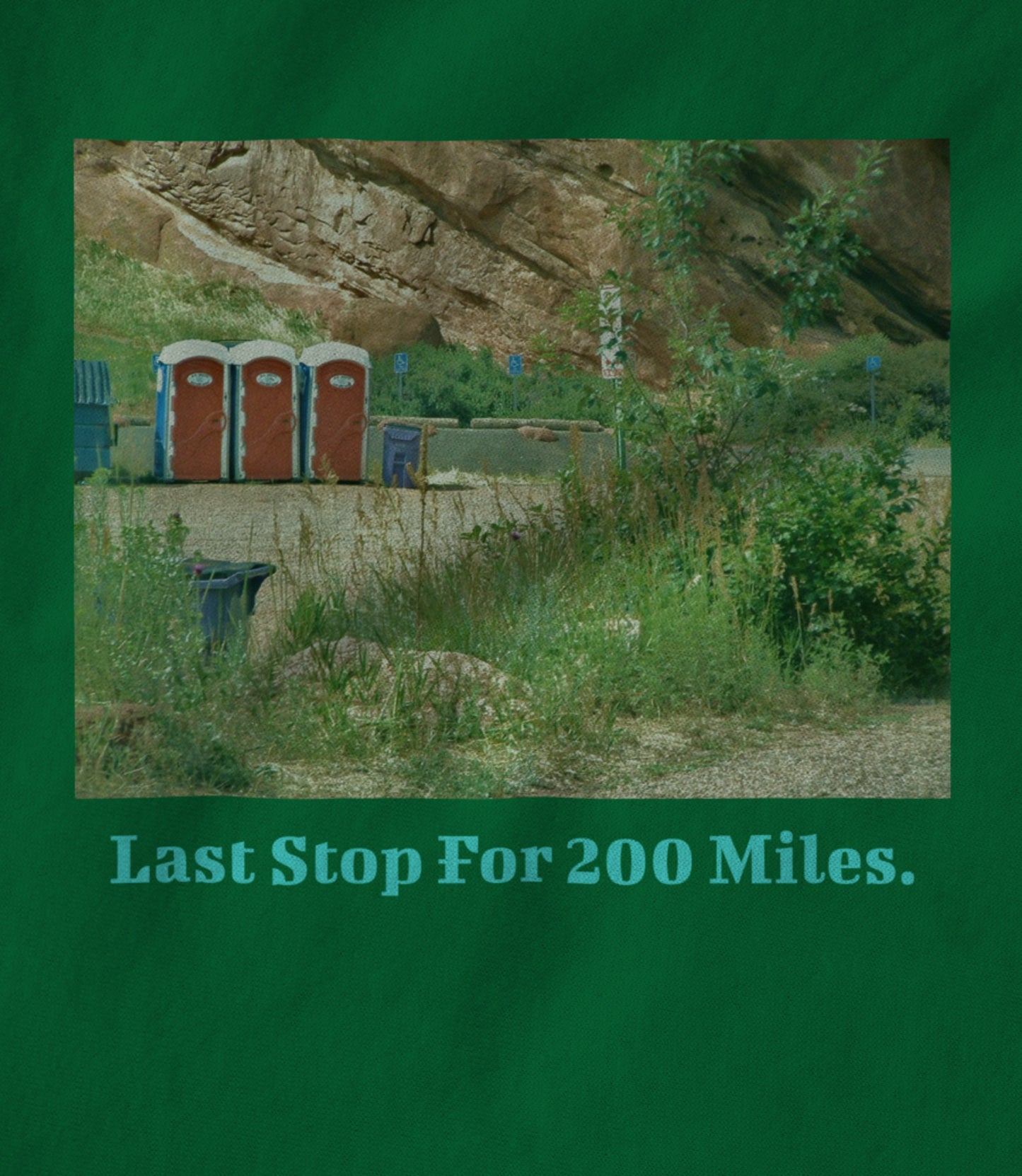 Last Stop For 200 Miles! Unisex T-shirt
