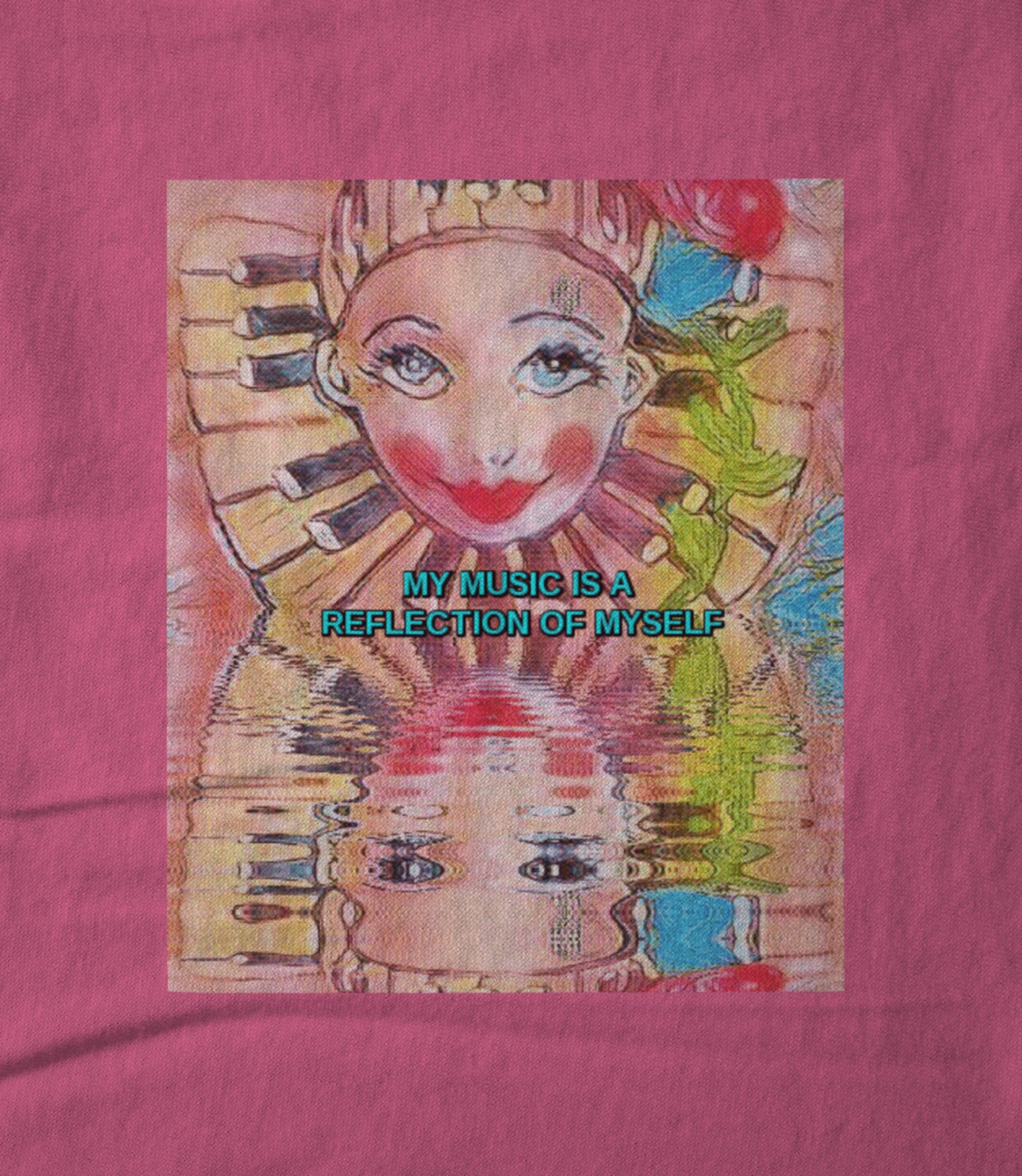 My Musicis A Reflection Of Myself. Unisex T-shirt