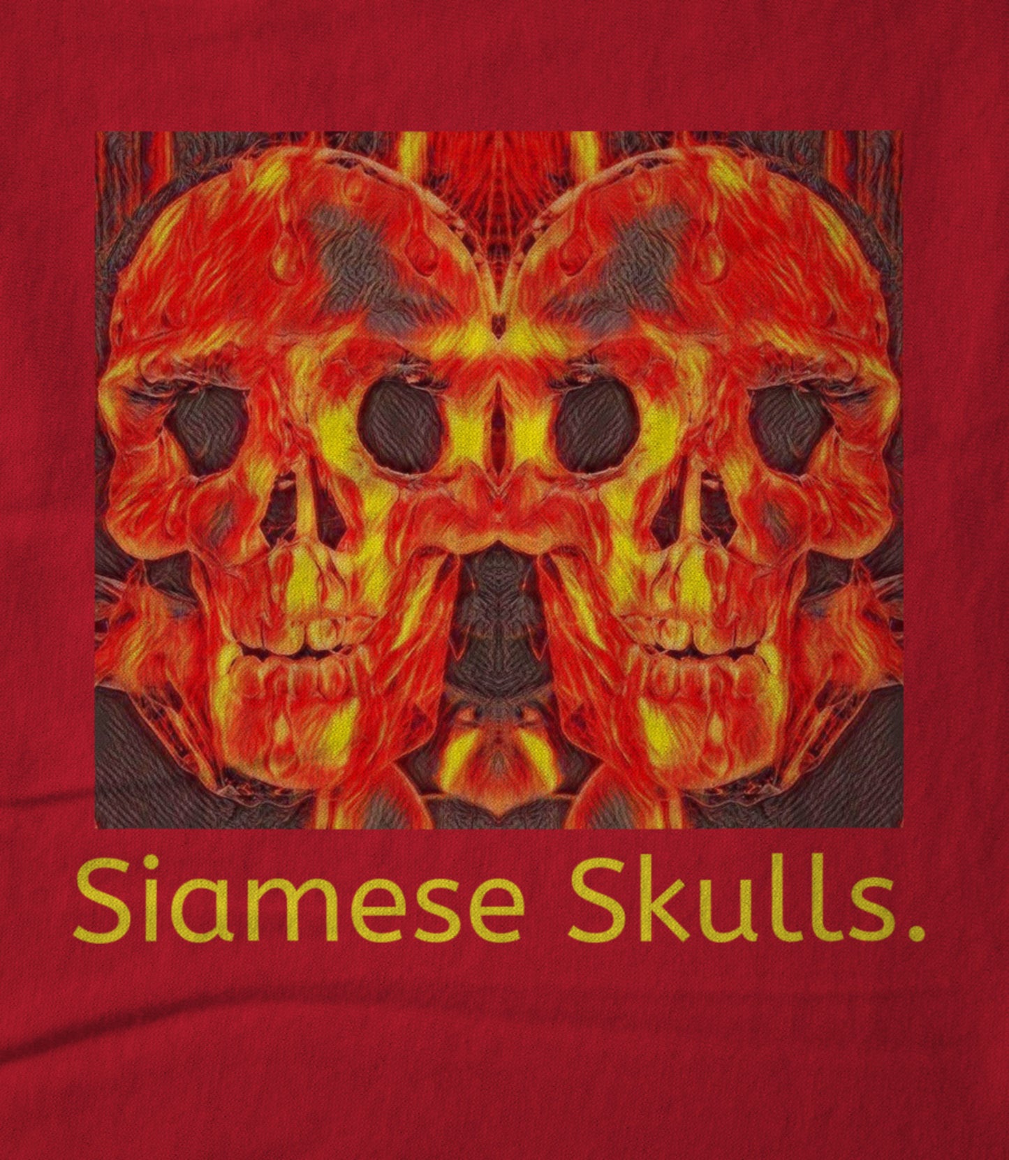 Siamese Skulls! Unisex T-shirt