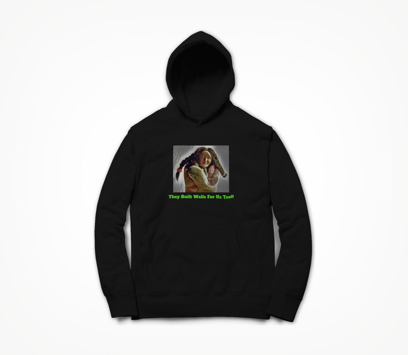 They Built Walls For Us Too. Hoodie