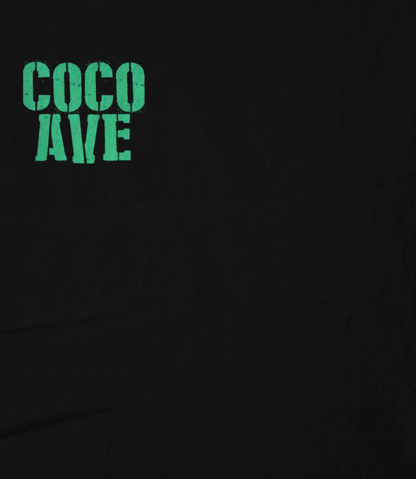 Coco Avenue (S-foam Green Logo) Unisex T-shirt