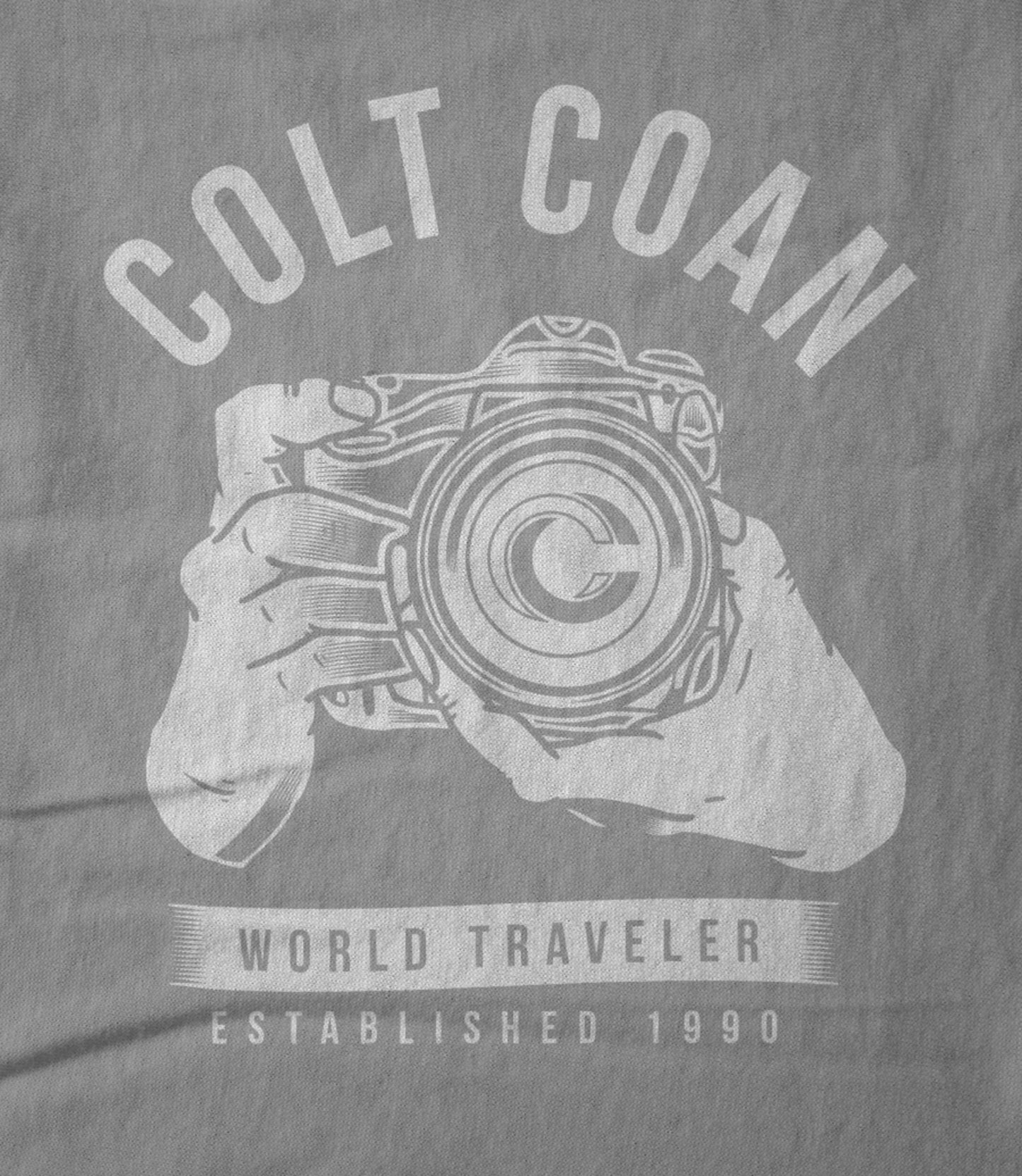 Colt Coan "World Traveler" - Gray Women's T-shirt