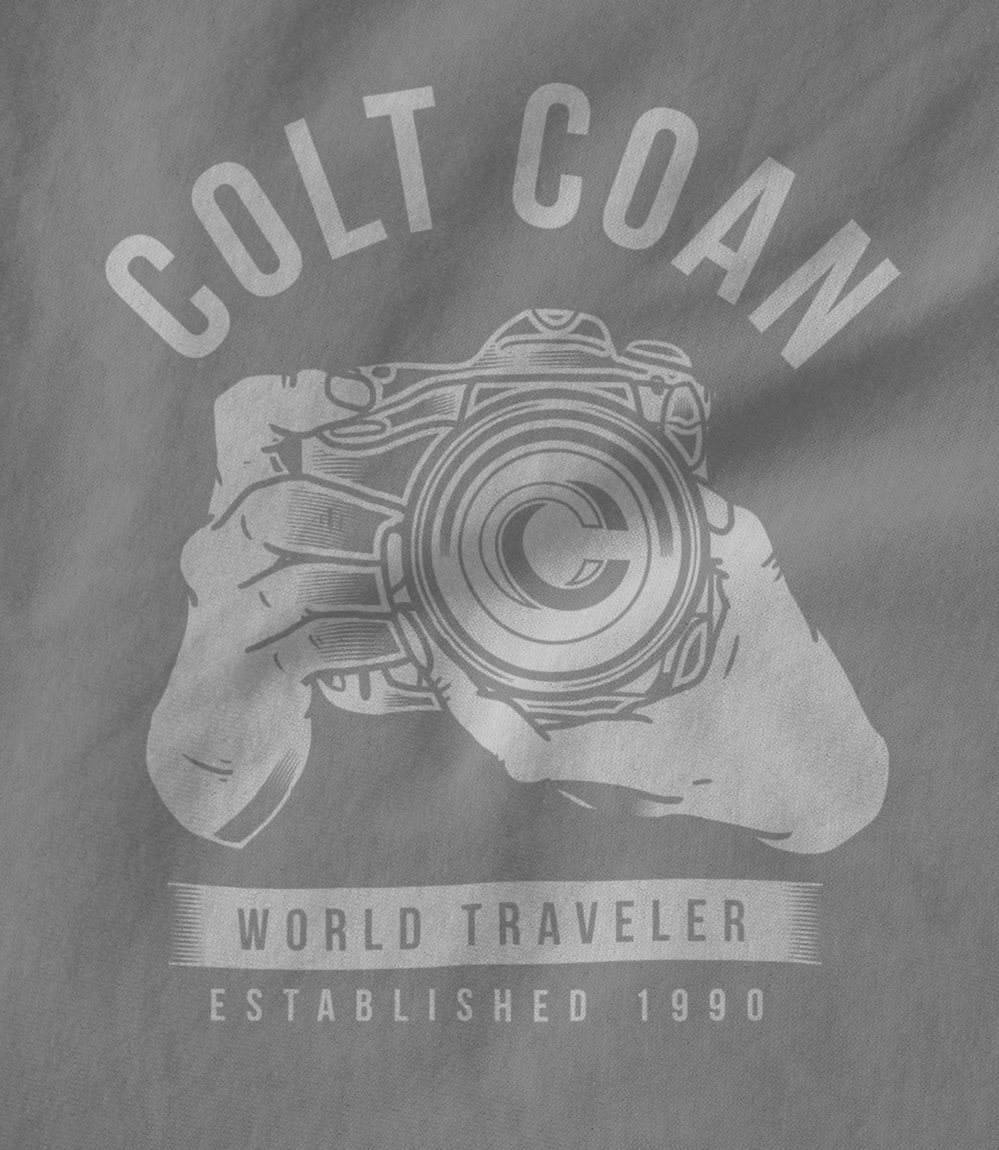 Colt Coan "World Traveler" - Gray Hoodie