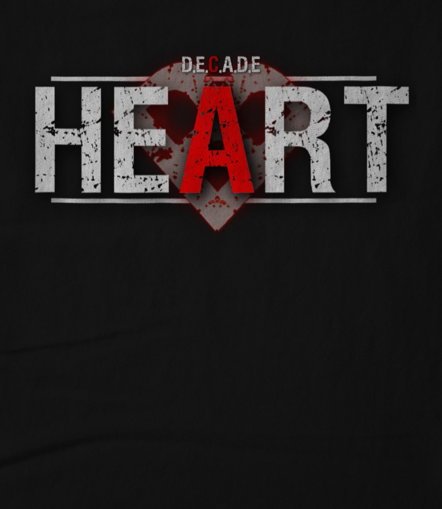 DECADE "HEART" Logo Hoodie