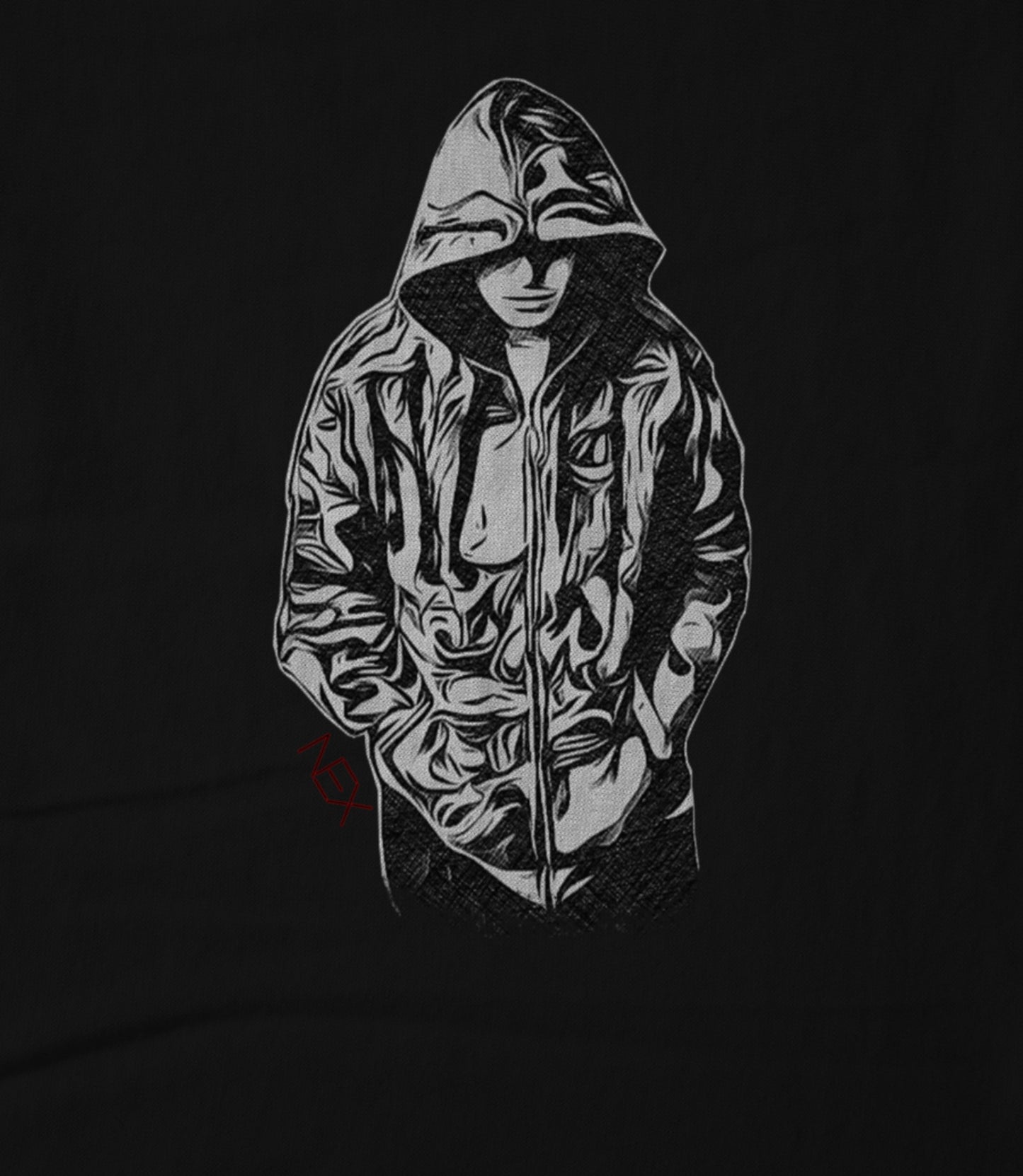 The Ghost (Black) Hoodie