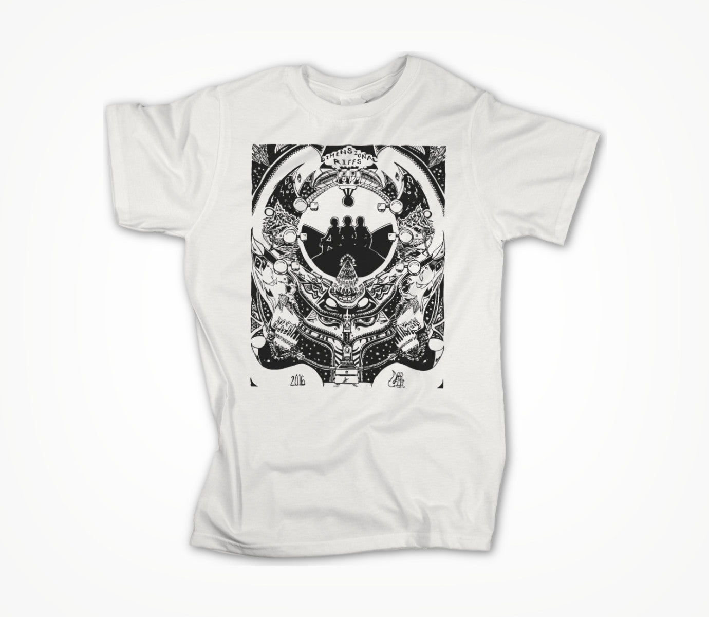 Squirrel's Dimension 2016 (Black on White) Unisex T-shirt