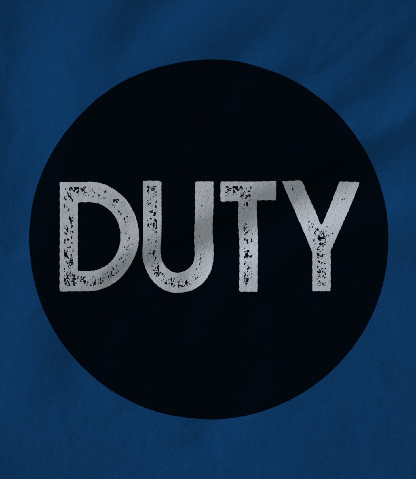 Duty Circle Logo Blue Hoodie