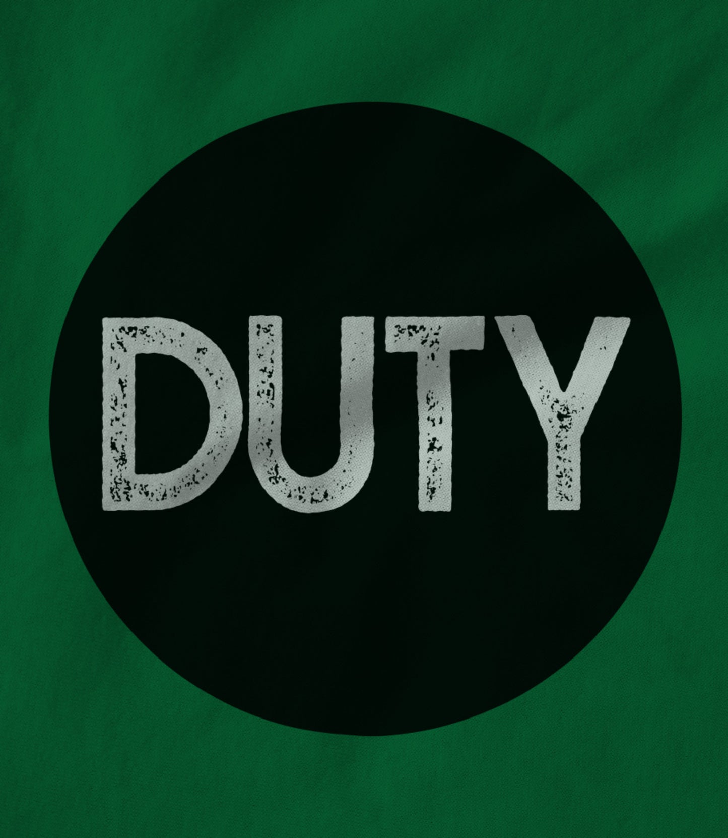 Duty Circle Logo Green Unisex T-shirt