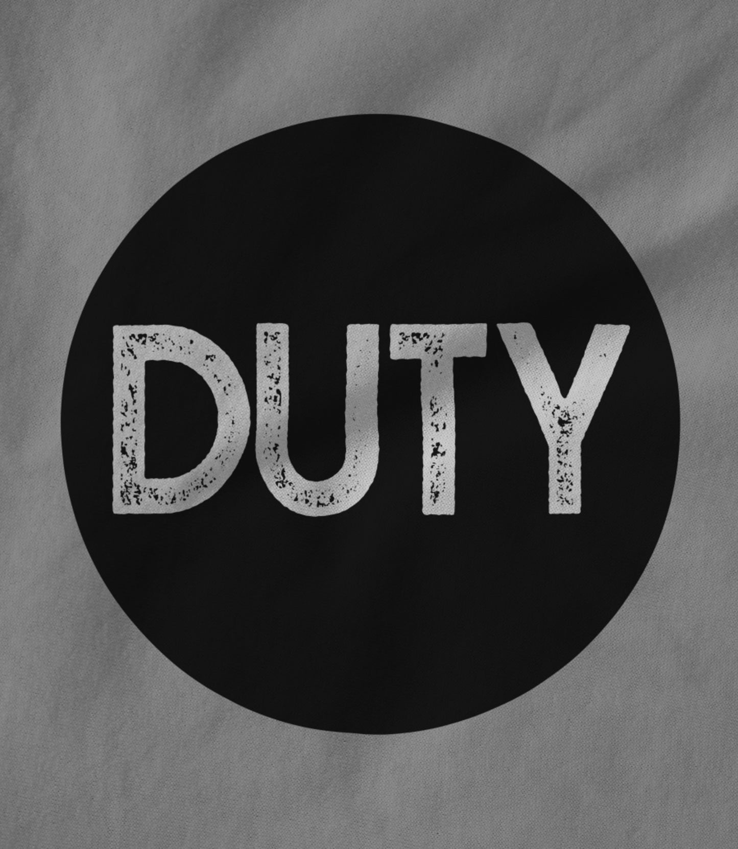 Duty Circle Logo Grey Unisex T-shirt