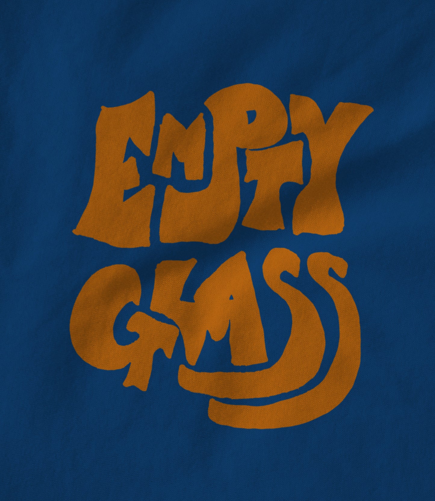Empty Glass - Blue/Orange Unisex T-shirt