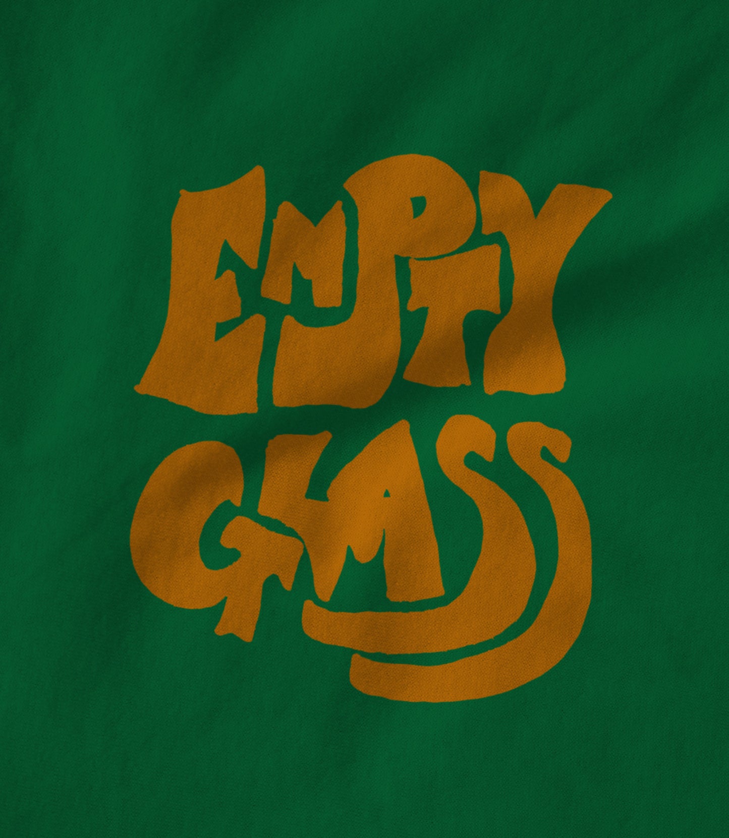 Empty Glass - Green/Orange Unisex T-shirt
