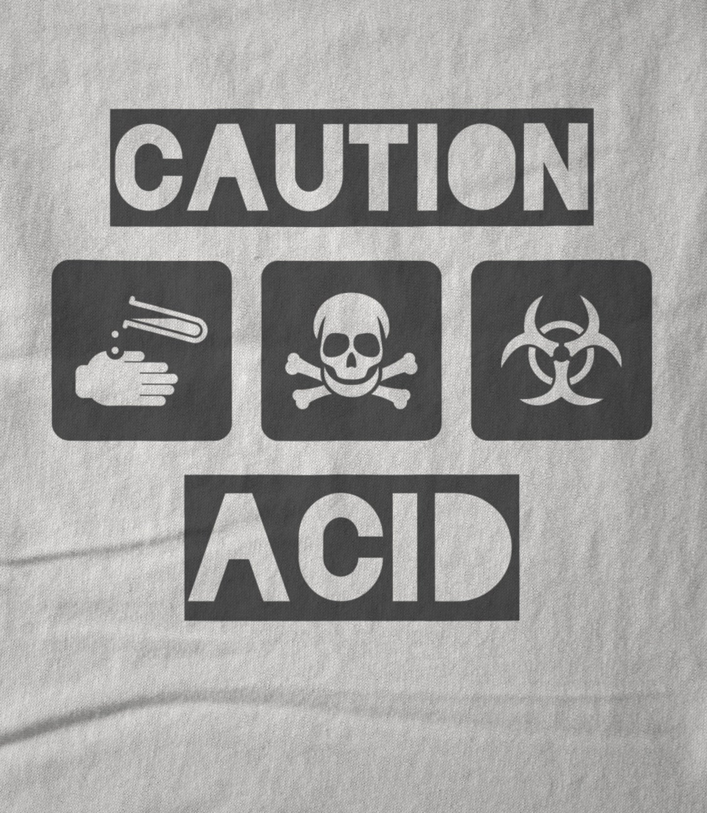 Caution Acid Unisex T-shirt