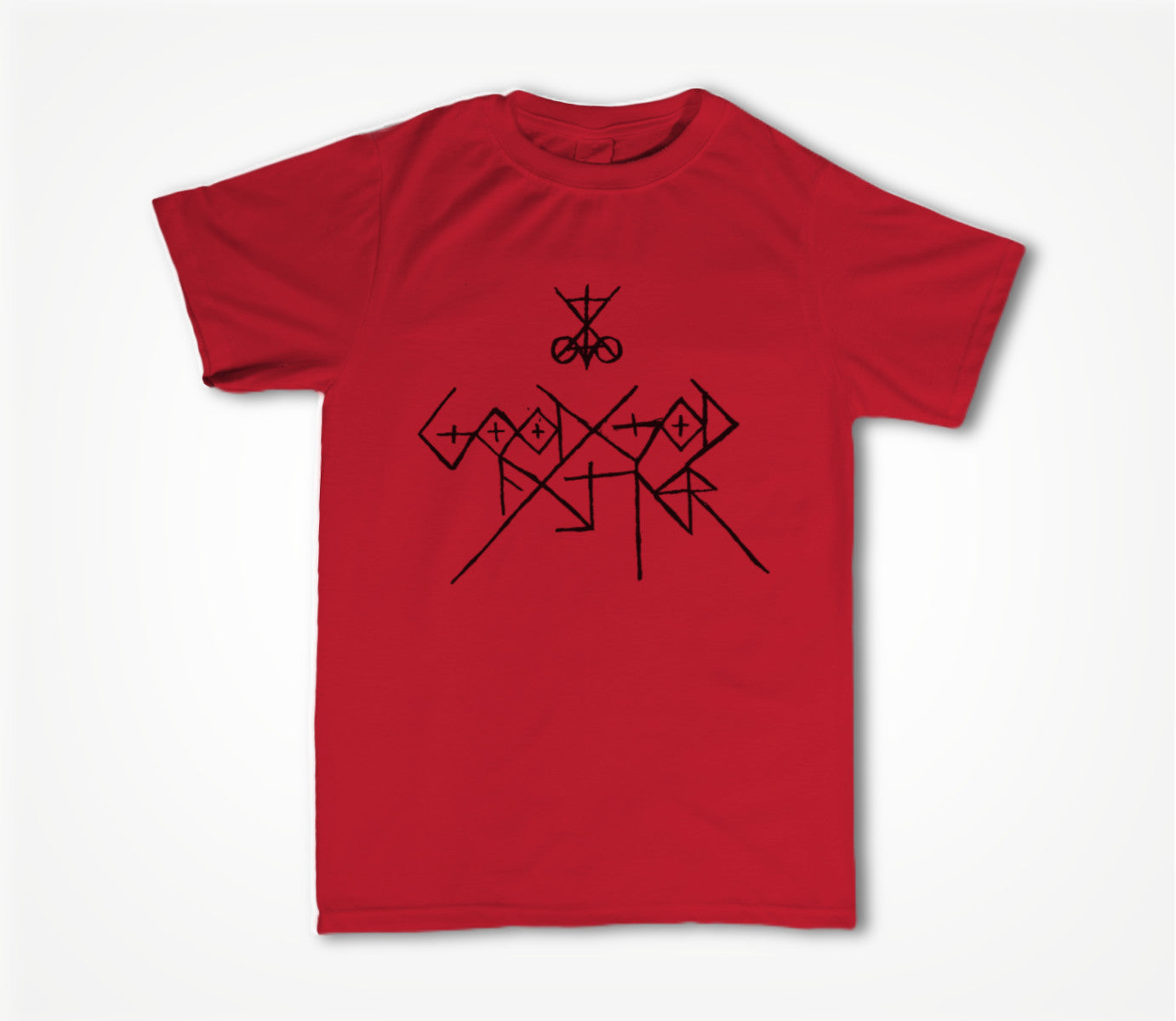 Scribed Logo Black on White Unisex T-shirt