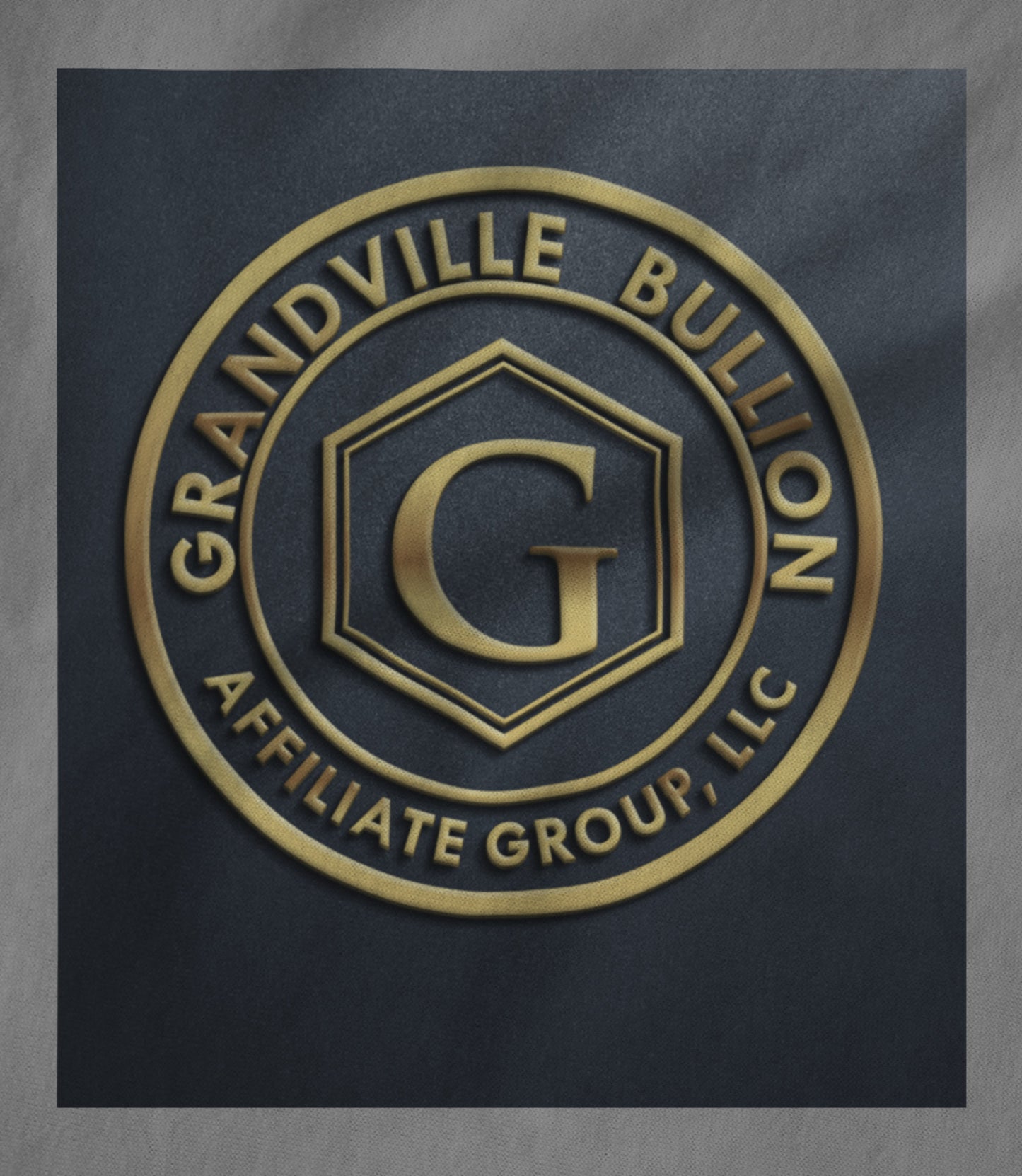 Gray and Gold Hoodie