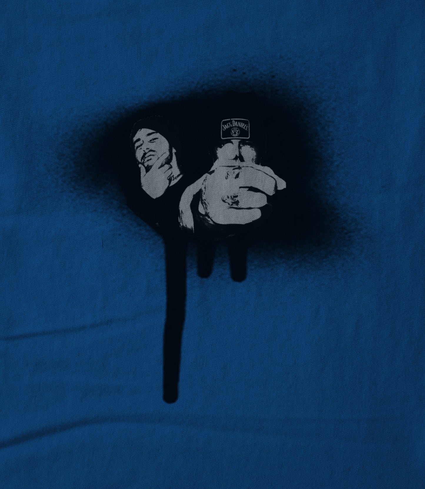 Hillywood Spray Paint (Blue) Women's T-shirt