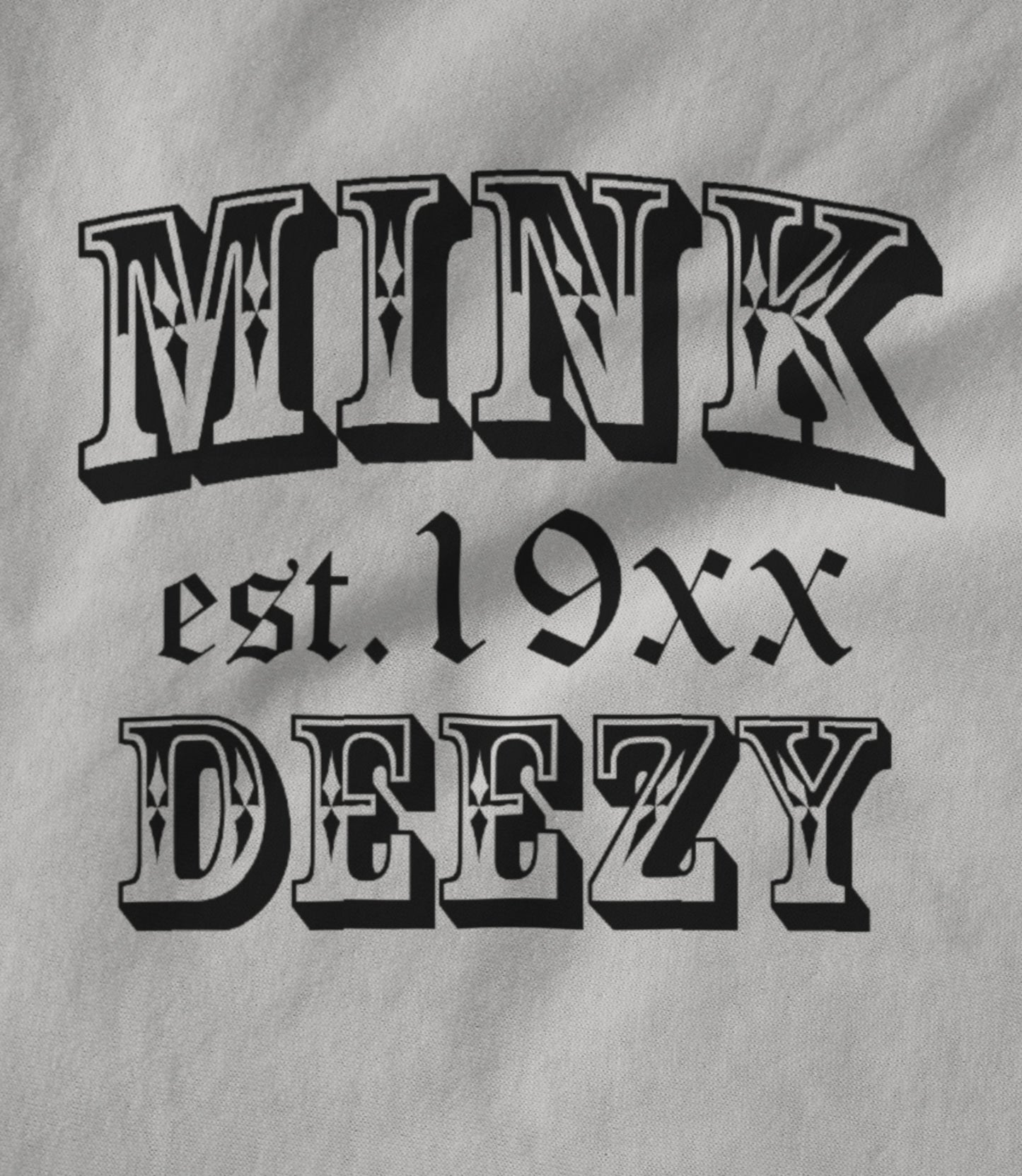 Mink Deezy (Black on White) Women's T-shirt