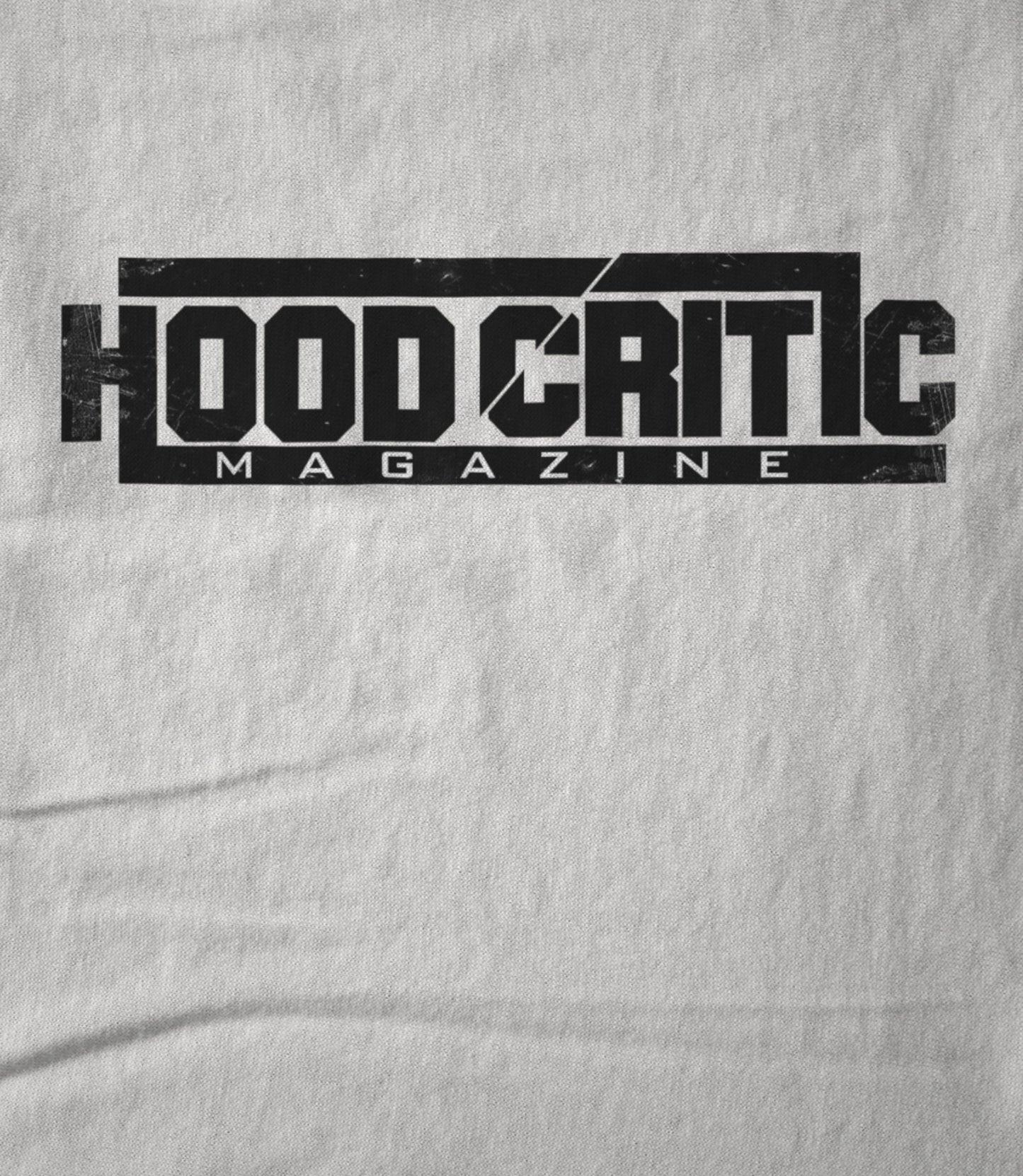 Hood Critic Logo Blk Unisex T-shirt
