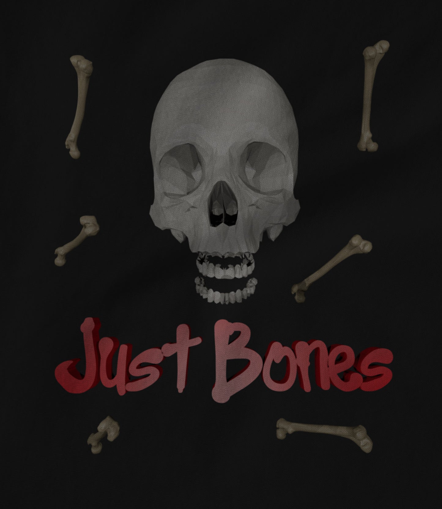Just Bones (Black) Women's T-shirt