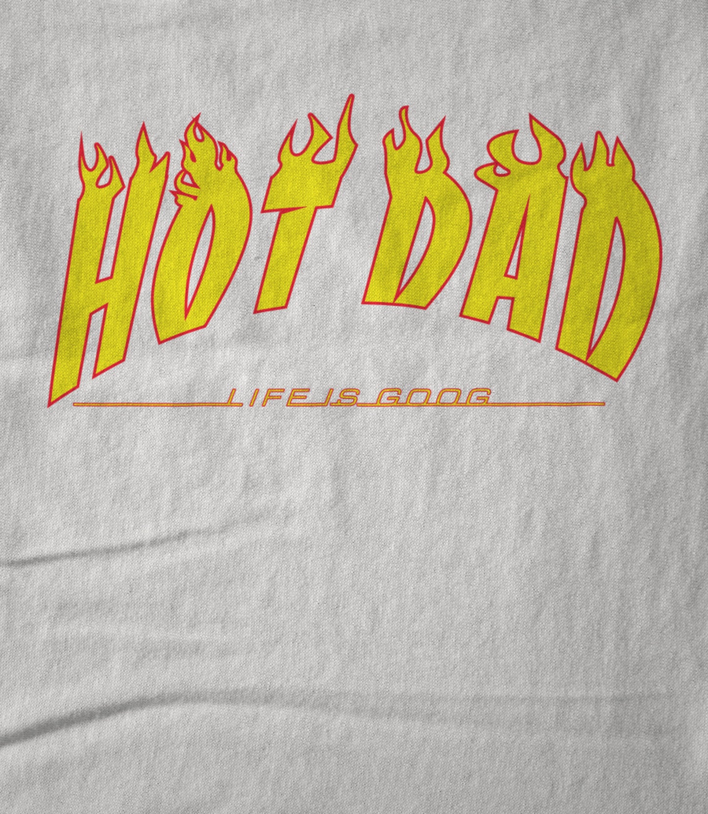 Thrash Dad (White) Unisex T-shirt