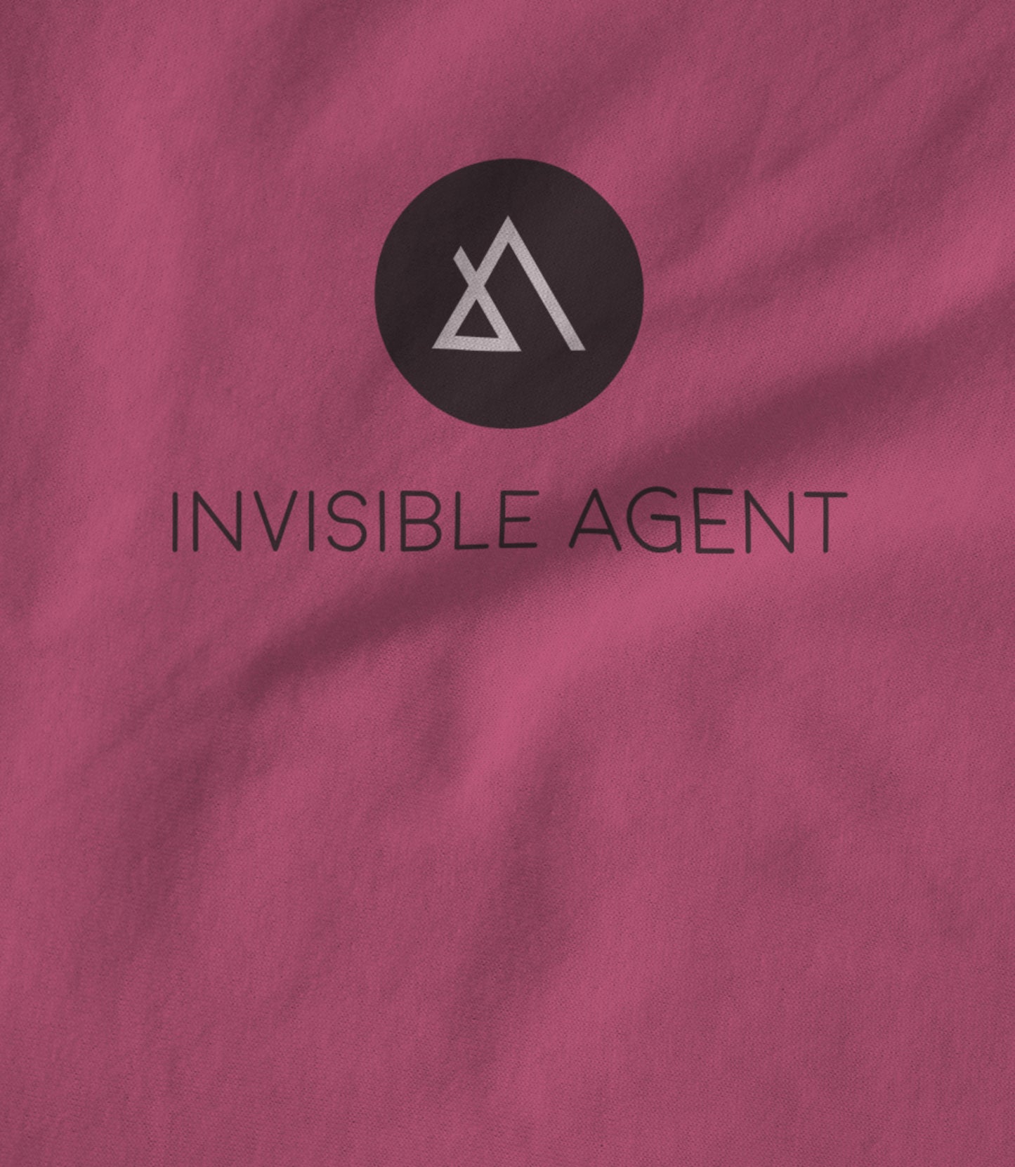 Invisible Agent B&W Pink Unisex T-shirt