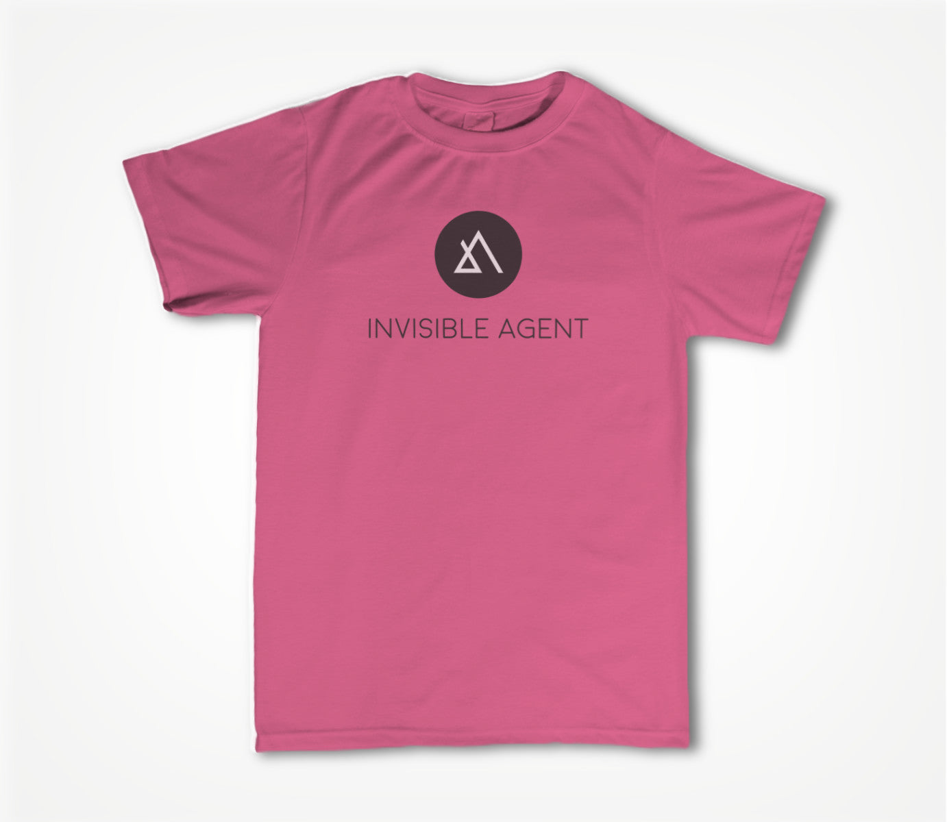 Invisible Agent B&W Pink Unisex T-shirt