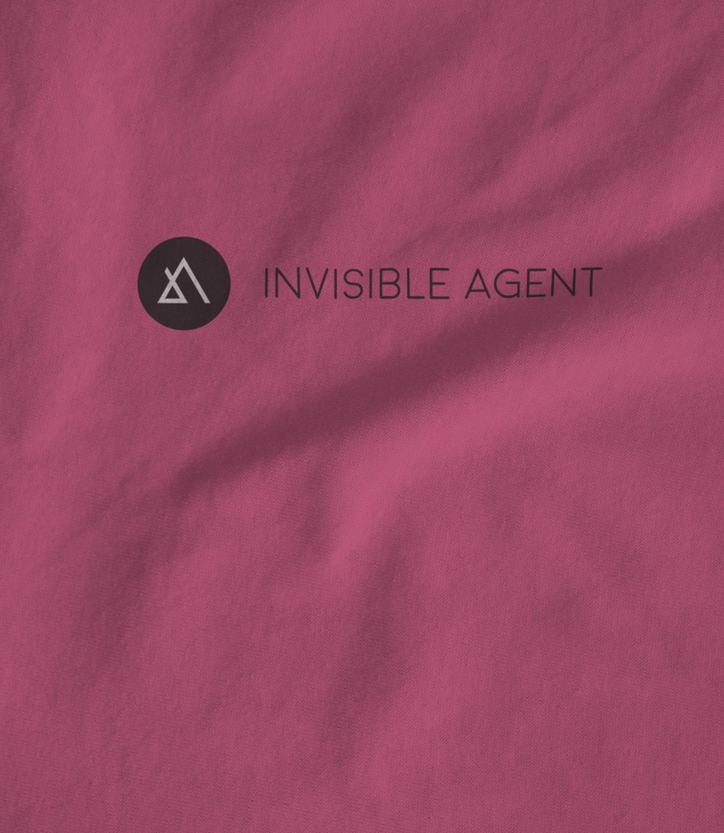Invisible Agent B&W Horizontal Pink Unisex T-shirt