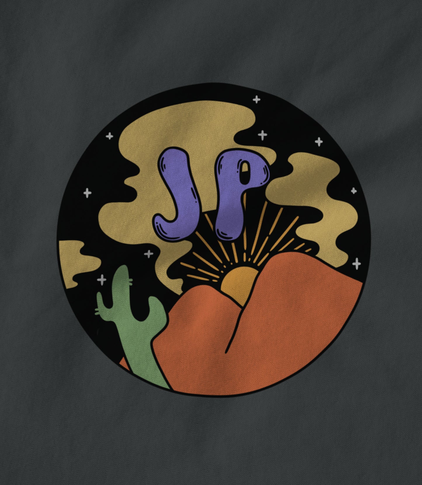 Jeremy Parsons Open Air Logo Asphalt Unisex T-shirt