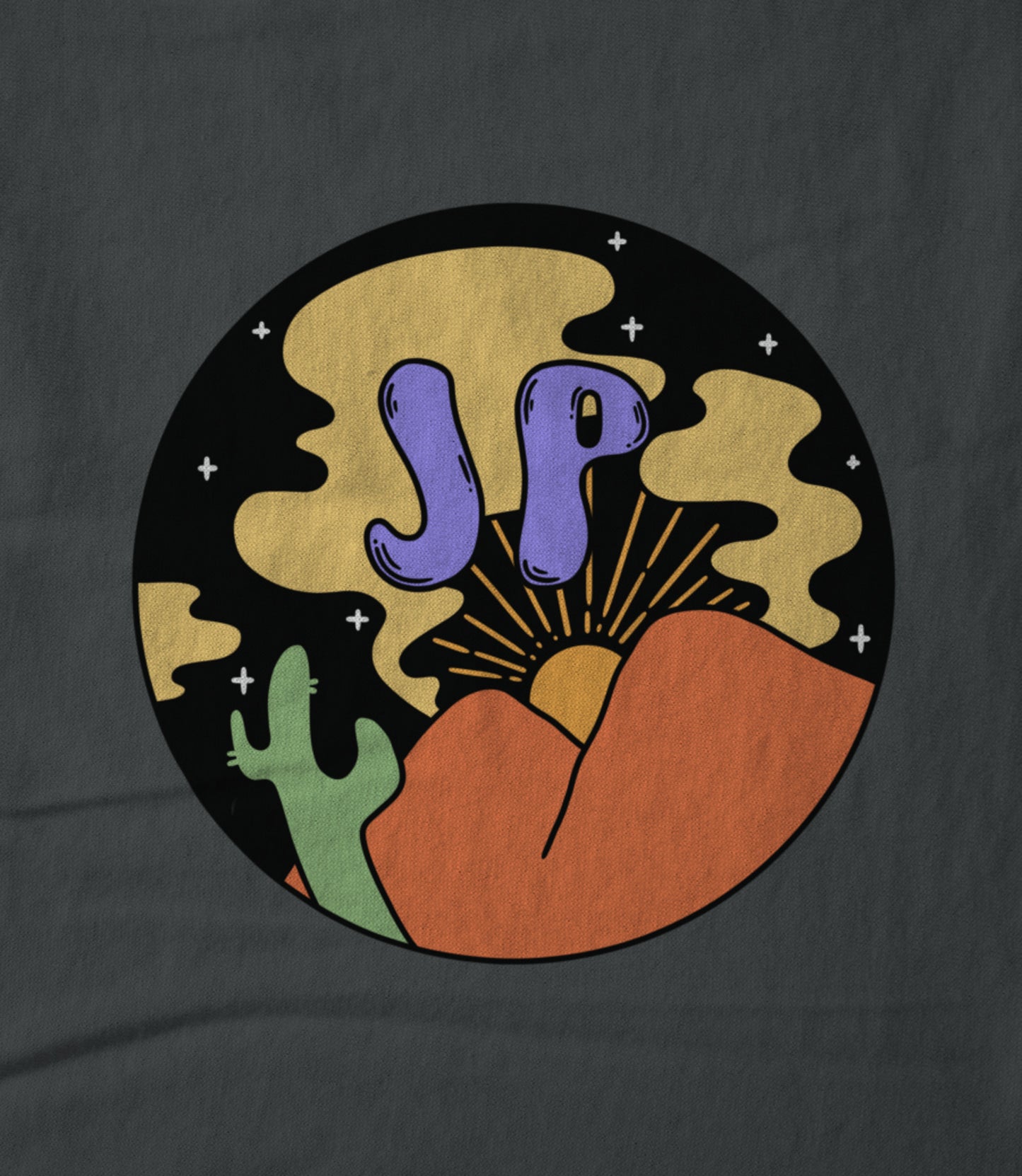 Jeremy Parsons Open Air Logo Asphalt Hoodie