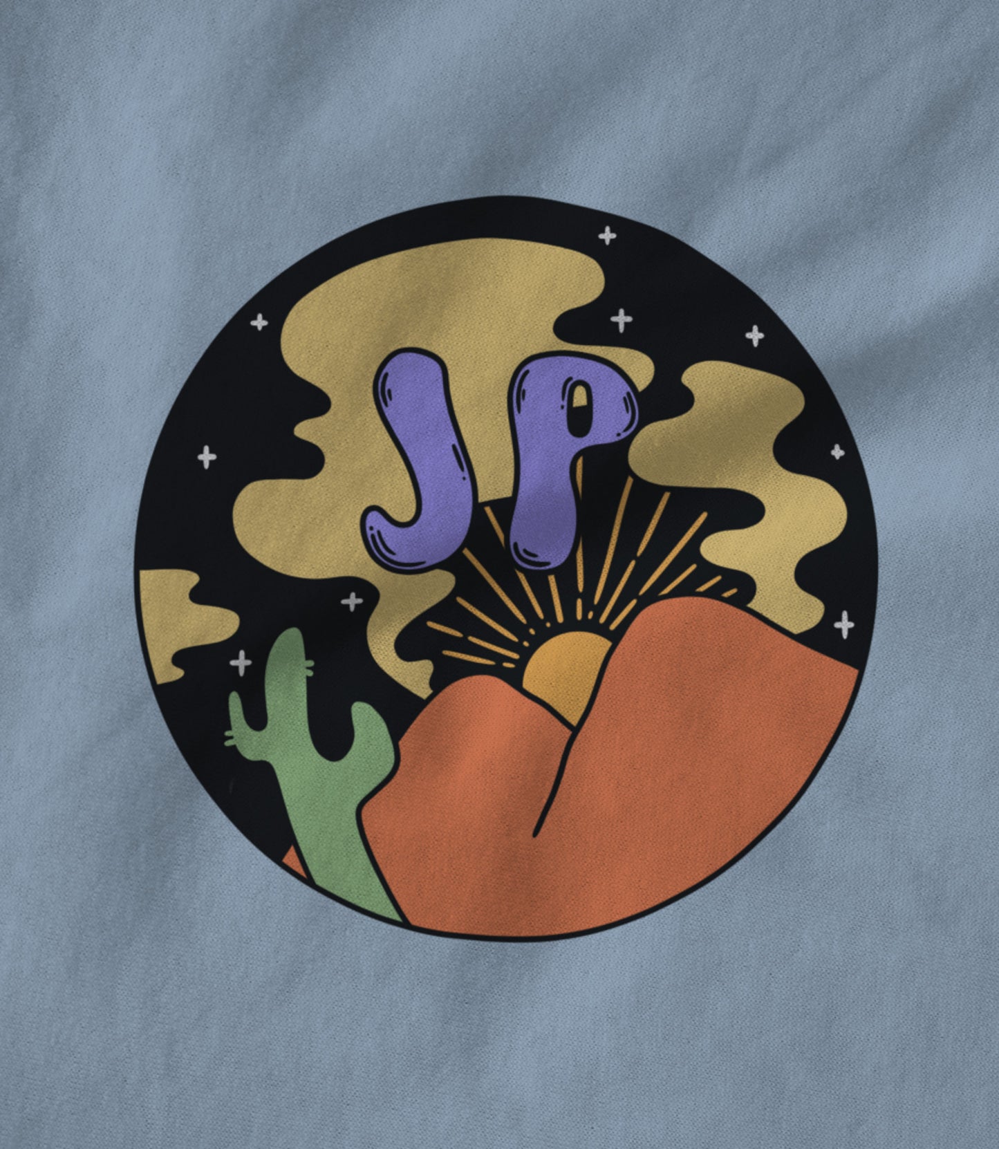 Jeremy Parsons Open Air Logo Baby Blue Unisex T-shirt