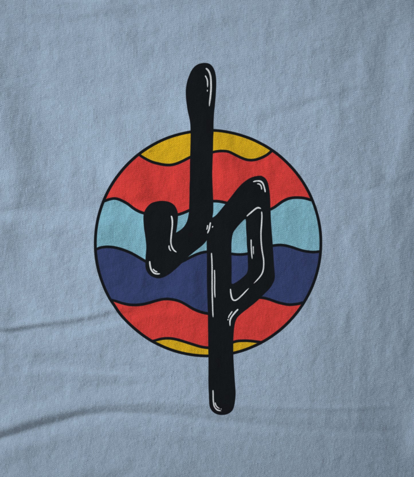 Jeremy Parsons Original Logo Upgrade Baby Blue Unisex T-shirt