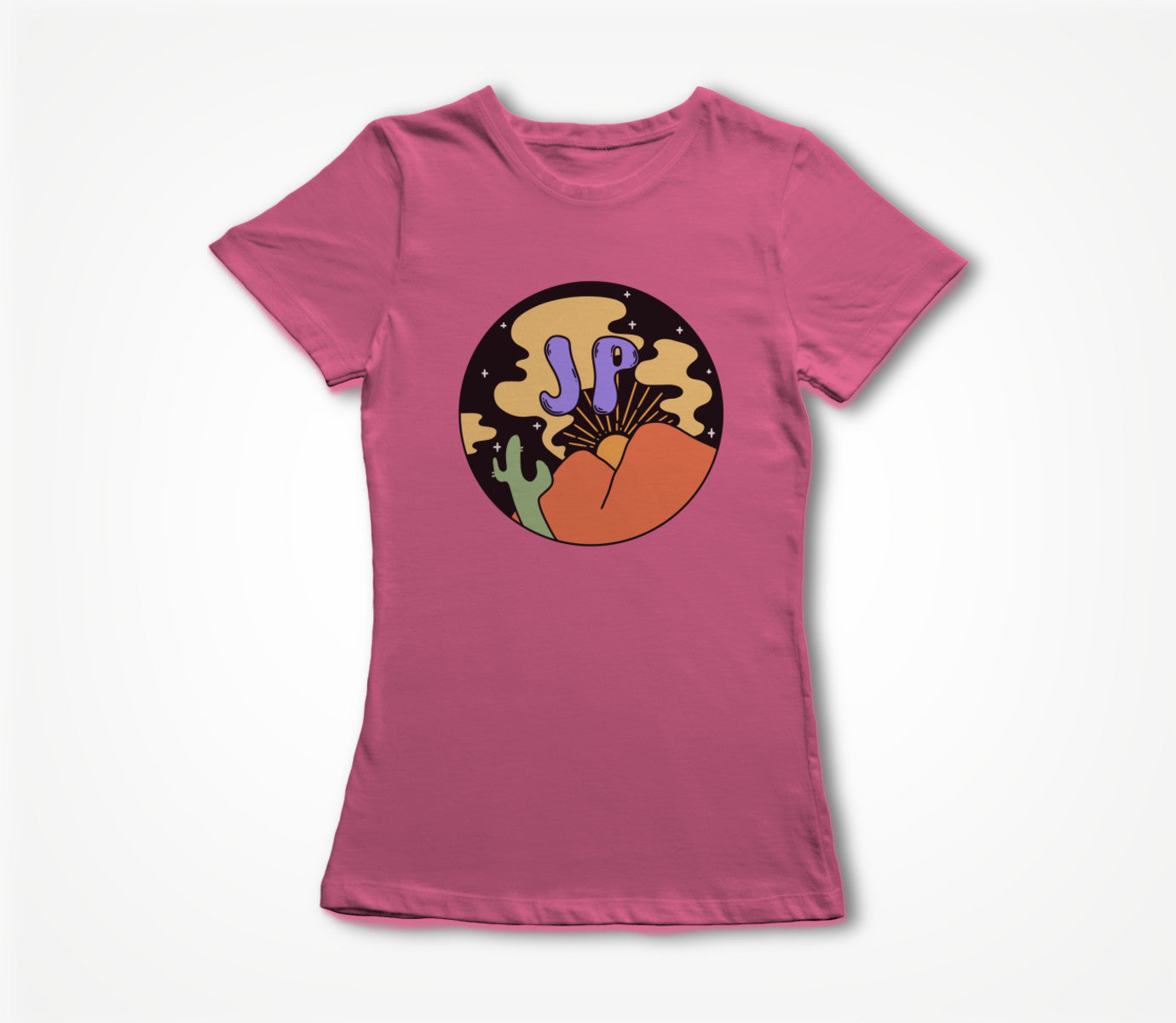 Jeremy Parsons Open Air Logo Pink Women's T-shirt