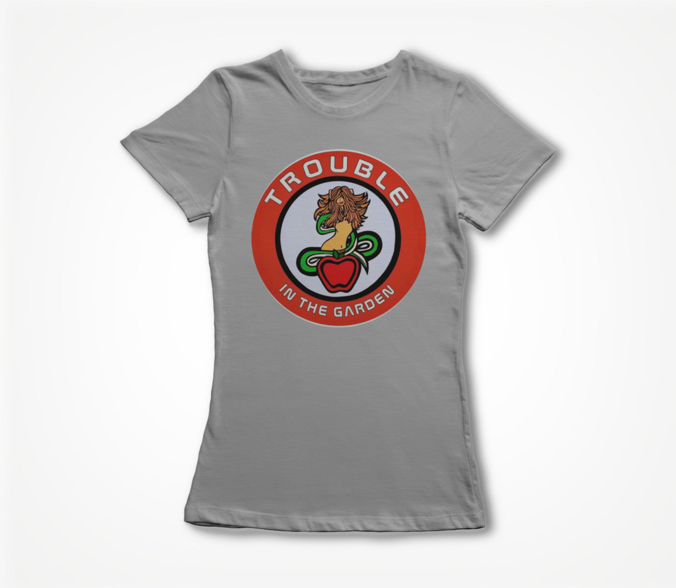 Woman and Serpent Round Women's T-shirt