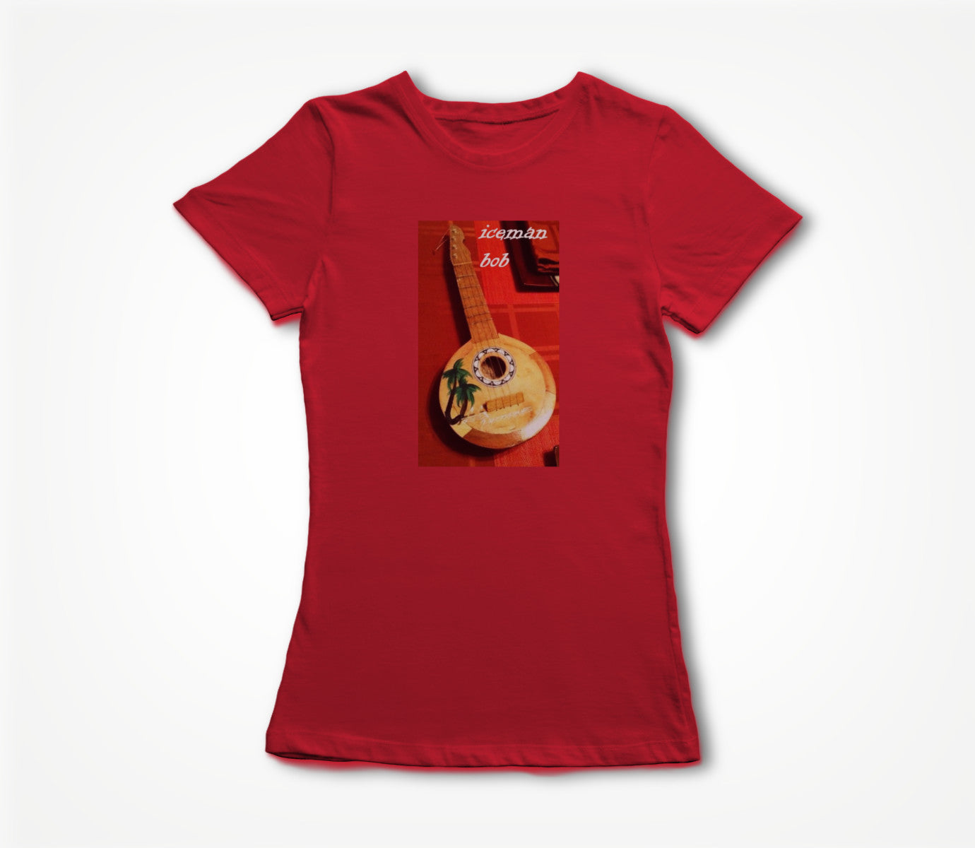 iceman bob coconut ukelele Women's T-shirt