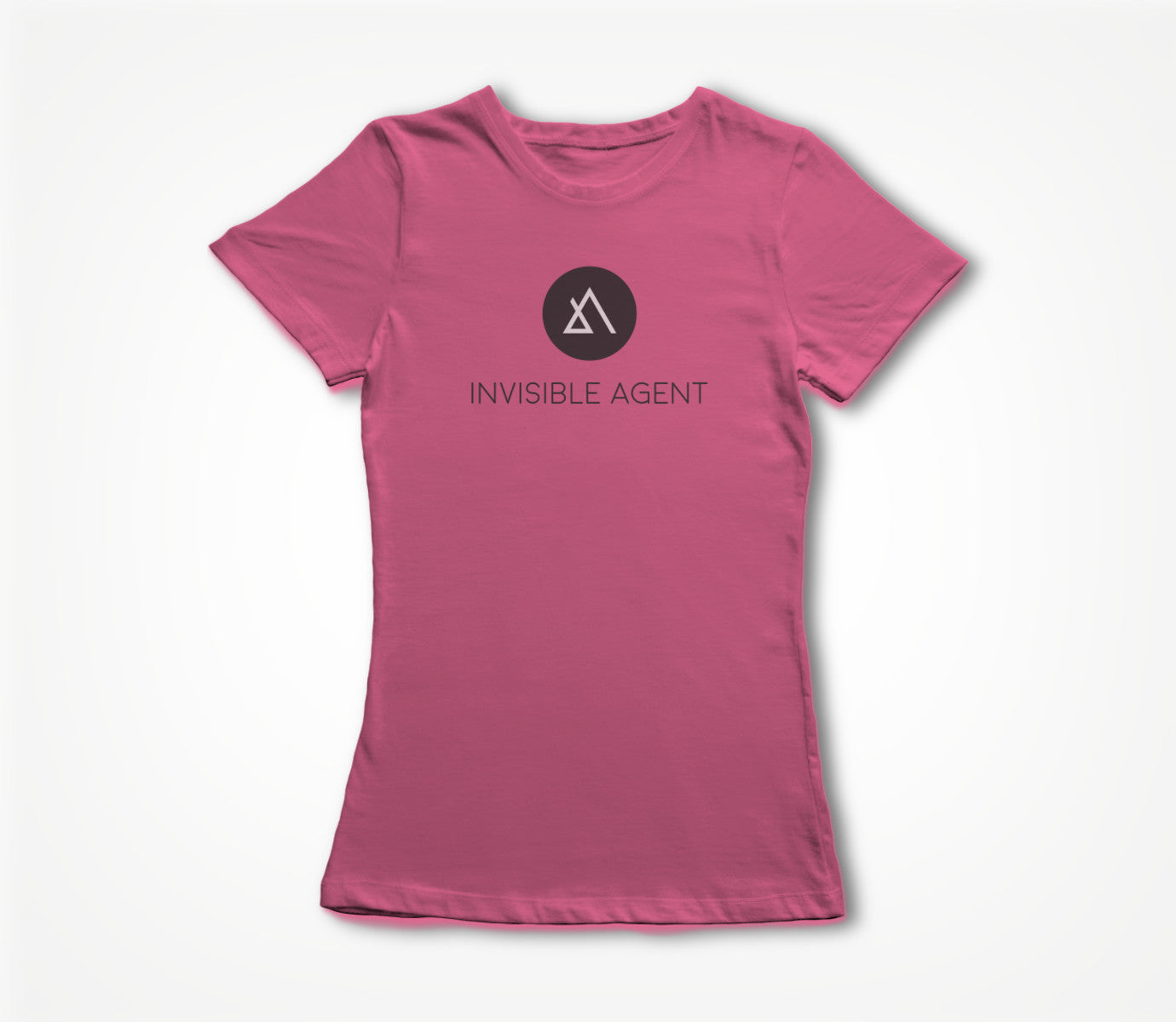 Invisible Agent B&W Pink Women's T-shirt