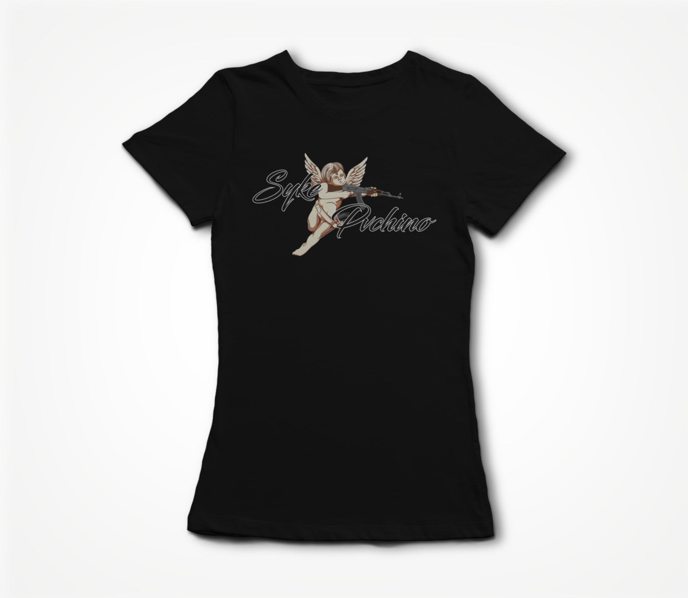 Syke Pachino Brand Cartoon Logo Women's T-shirt