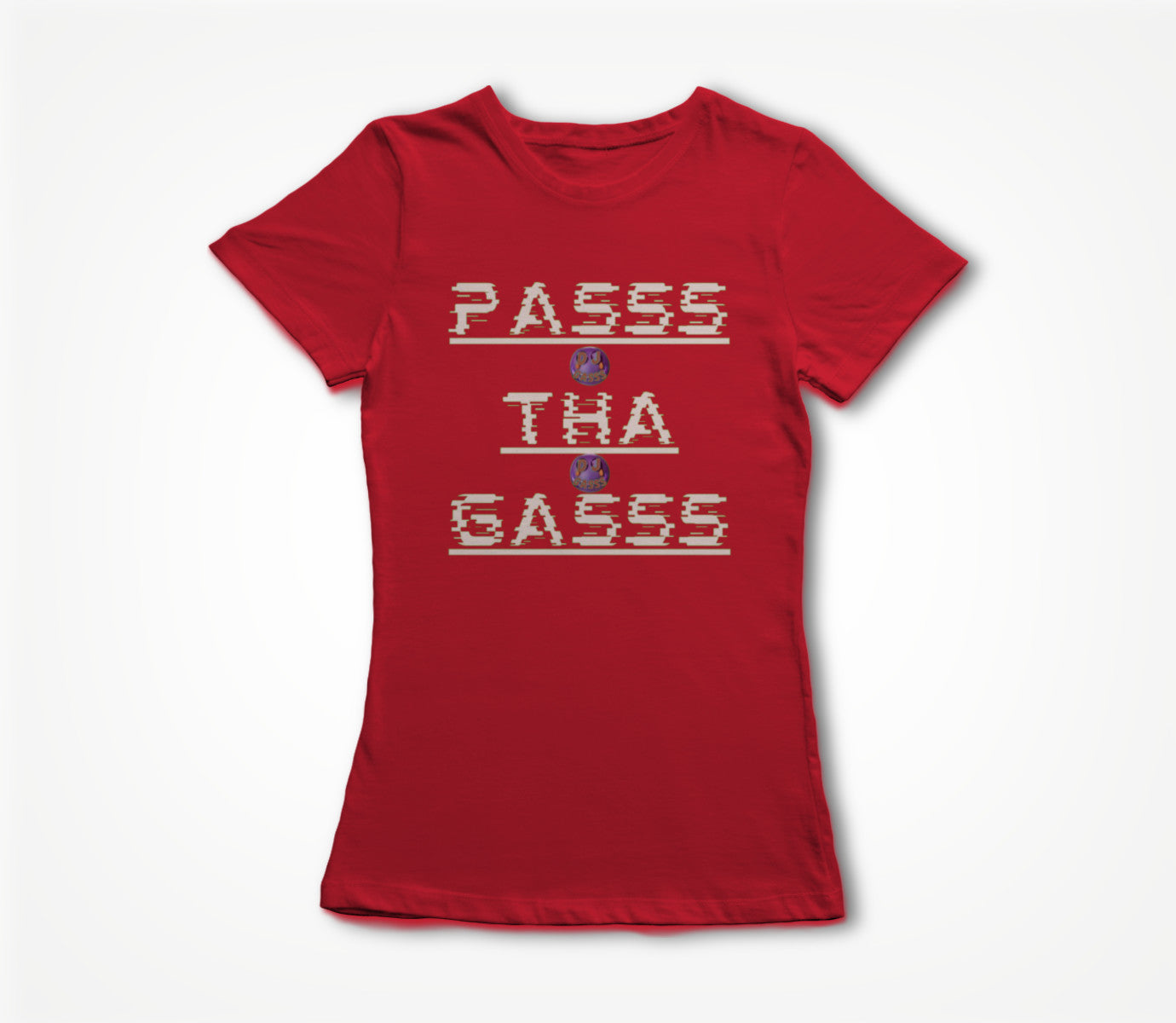 PASSS THA GASSS RED Women's T-shirt