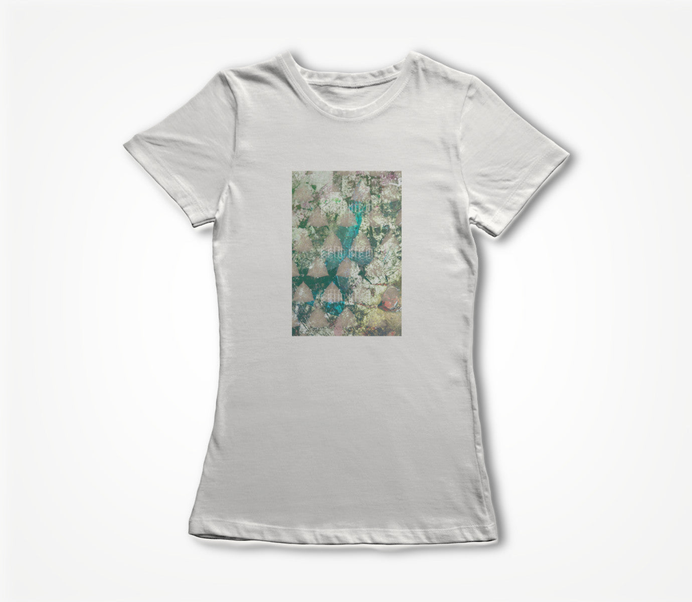 PYRA-TEAL-WHITE- Women's T-shirt