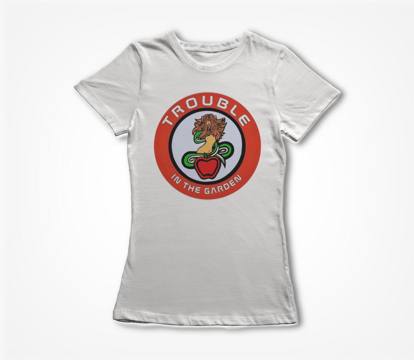 Woman and Serpent Round Women's T-shirt