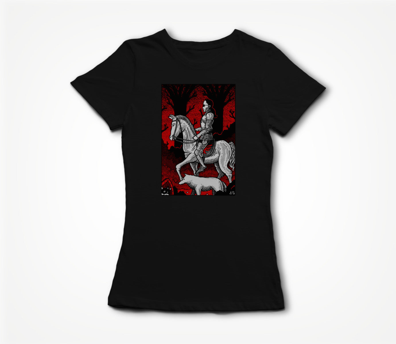 Le Chevalier au Loup Women's T-shirt