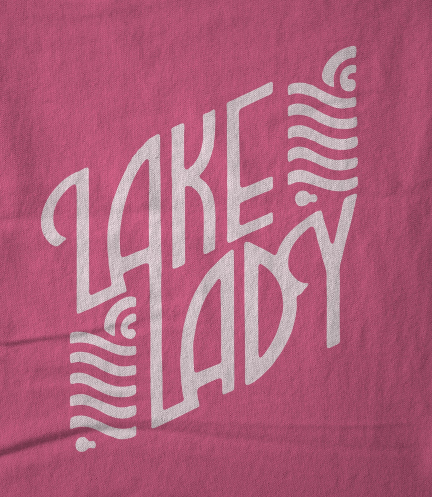 Lake Logo (white) by Leah Chappell Unisex T-shirt