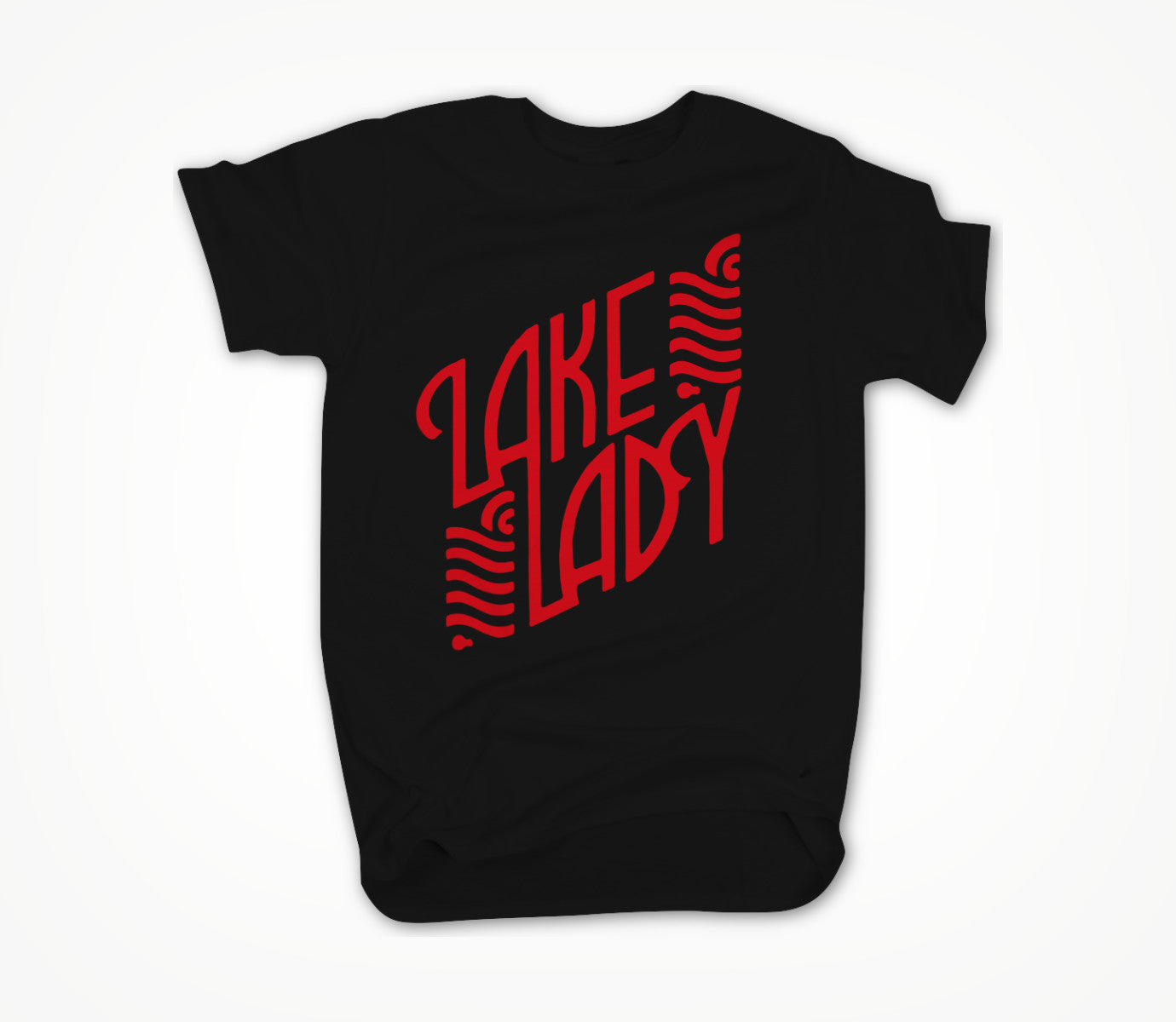 Lake Logo (red) by Leah Chappell Unisex T-shirt