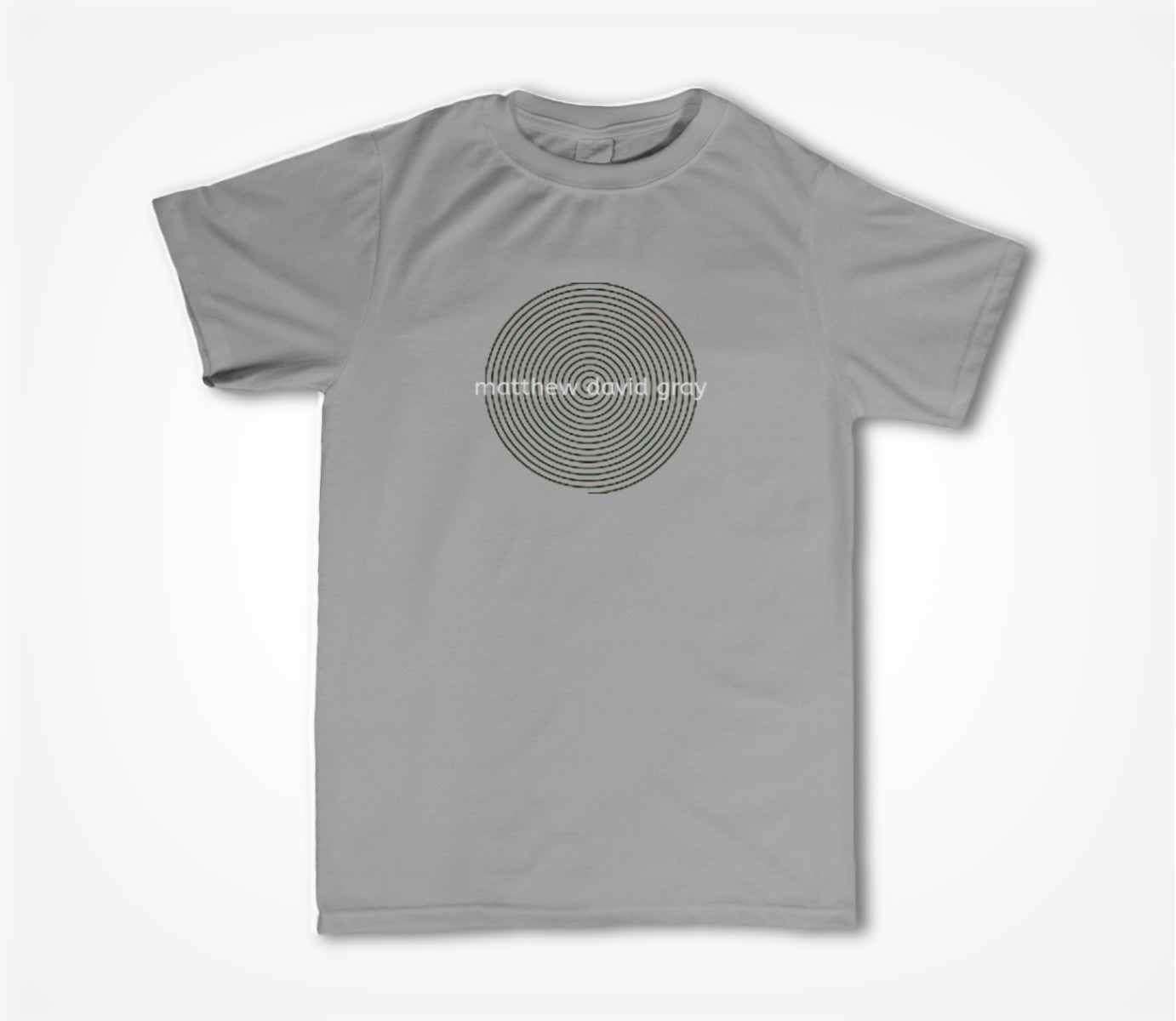 Matthew David Gray Spiral Unisex T-shirt