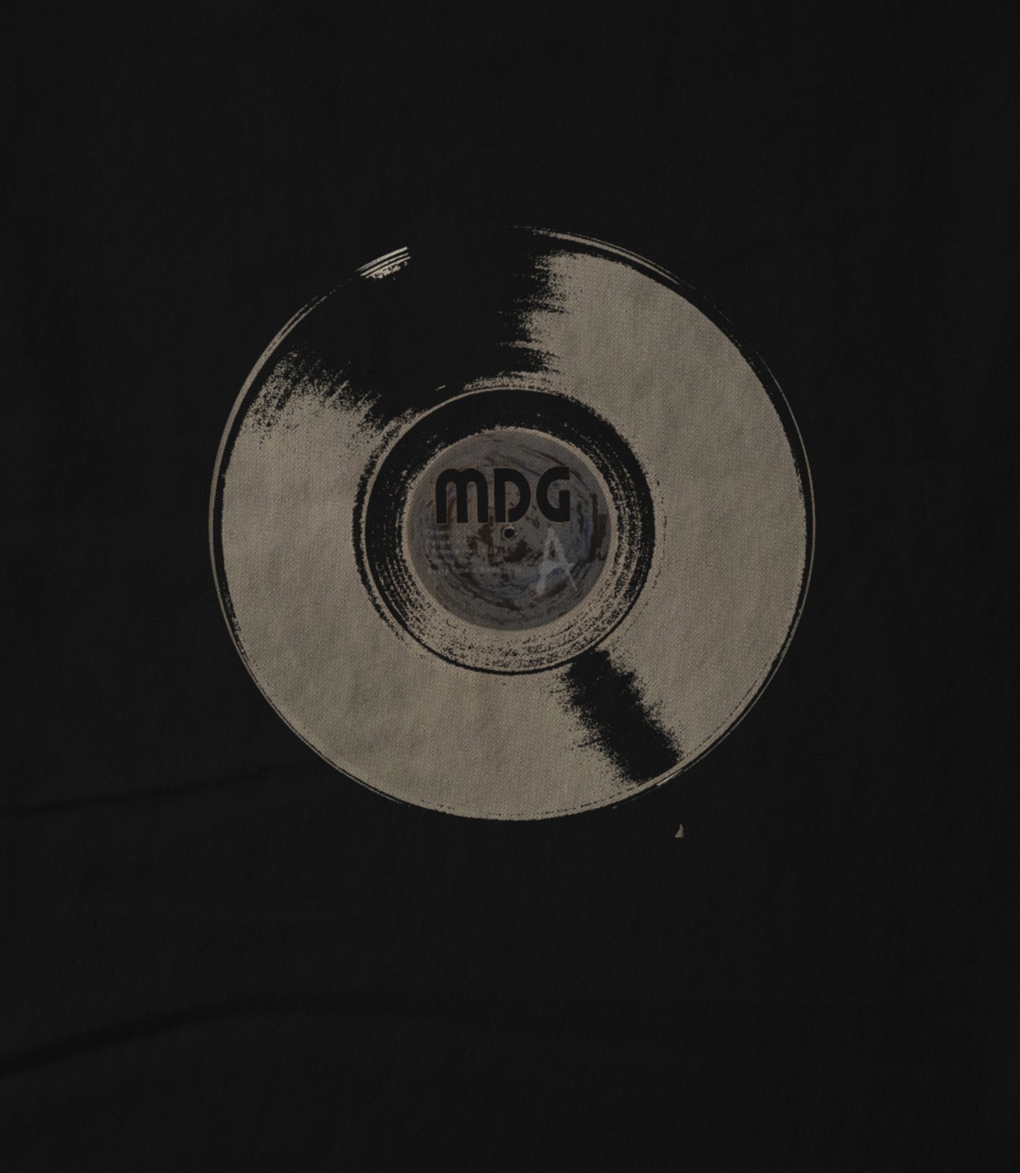 On Vinyl Record- Clear Hoodie