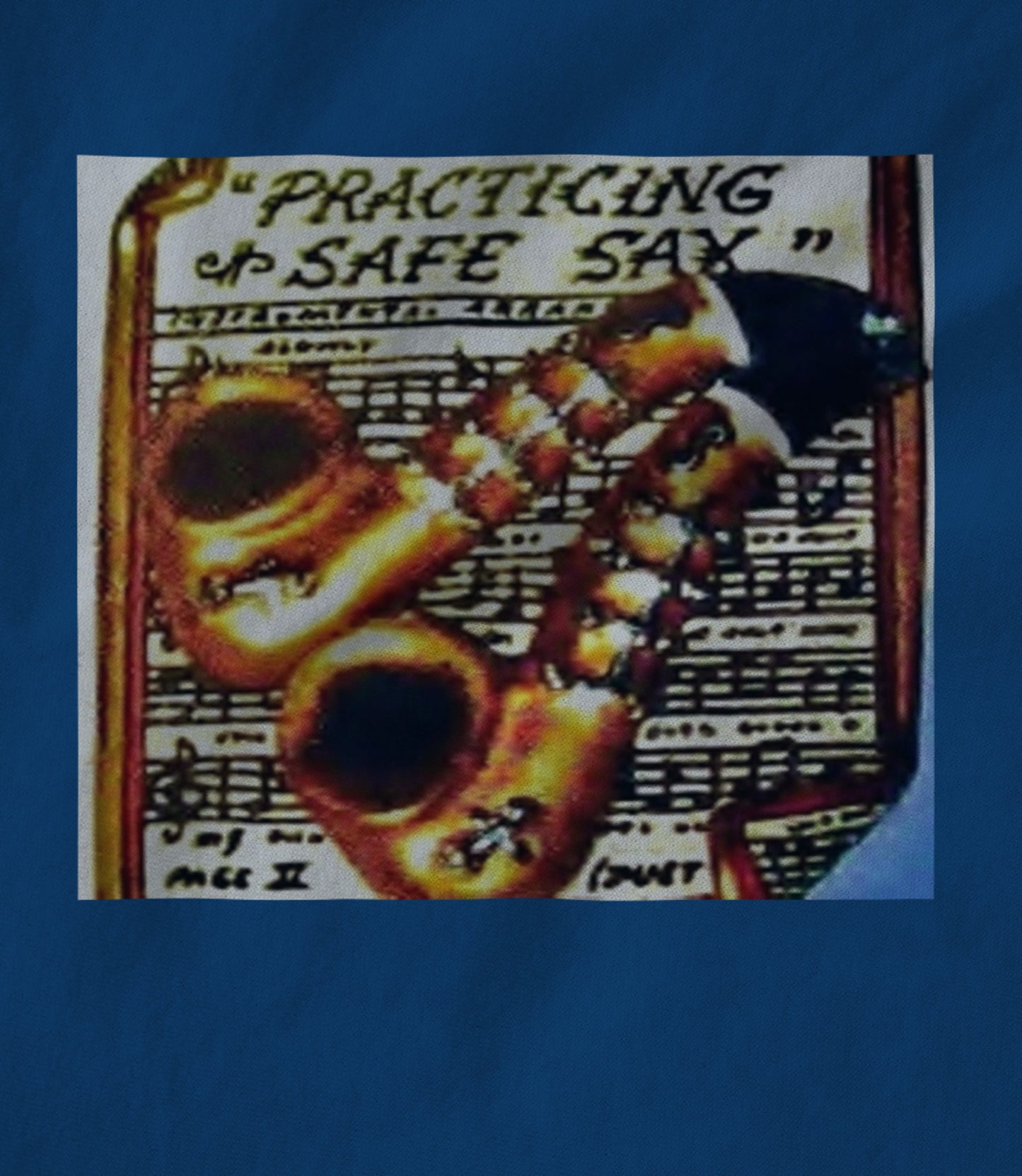 Practicing Safe Sax! Women's T-shirt