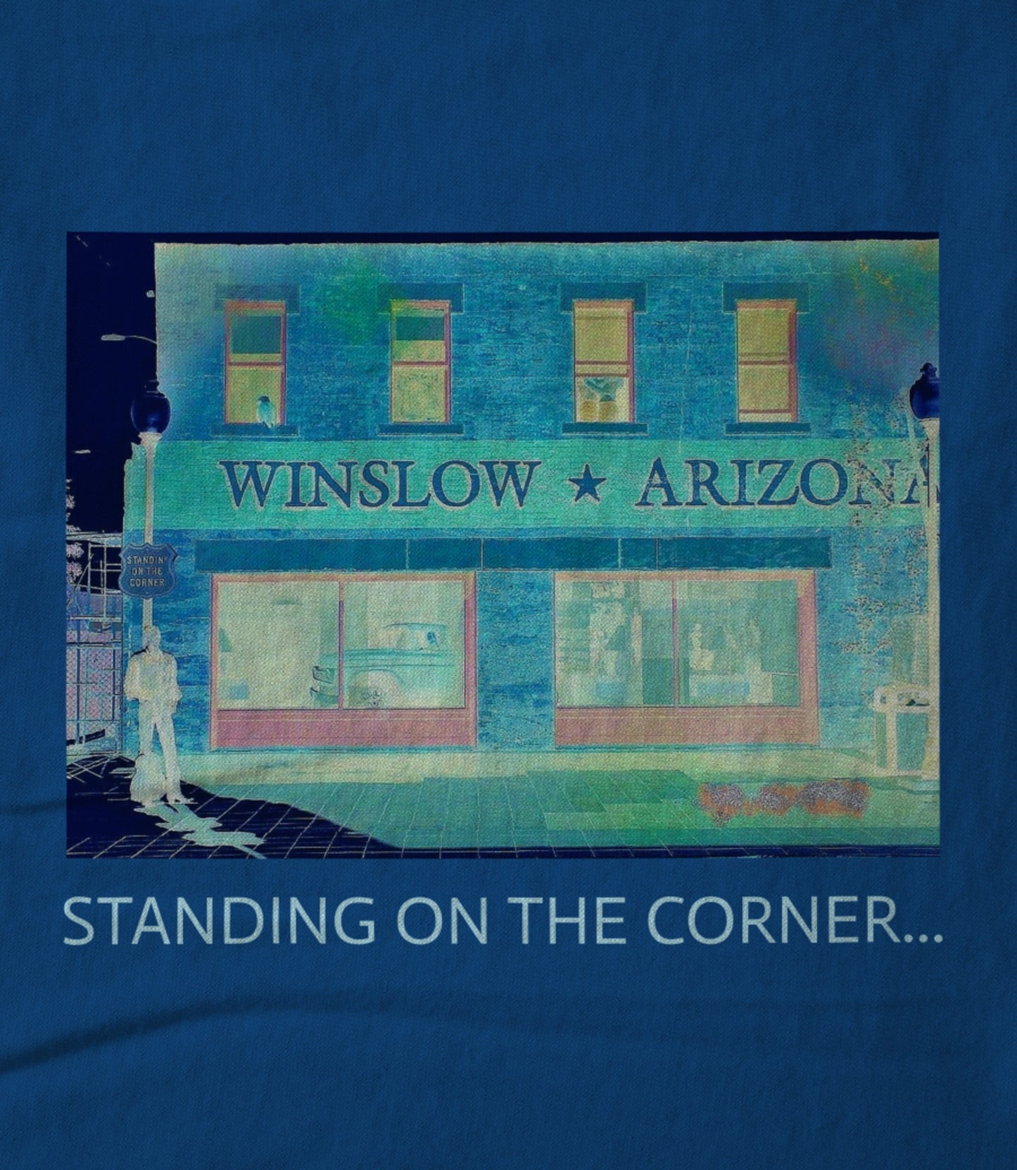 STANDING ON A CORNER.... Hoodie