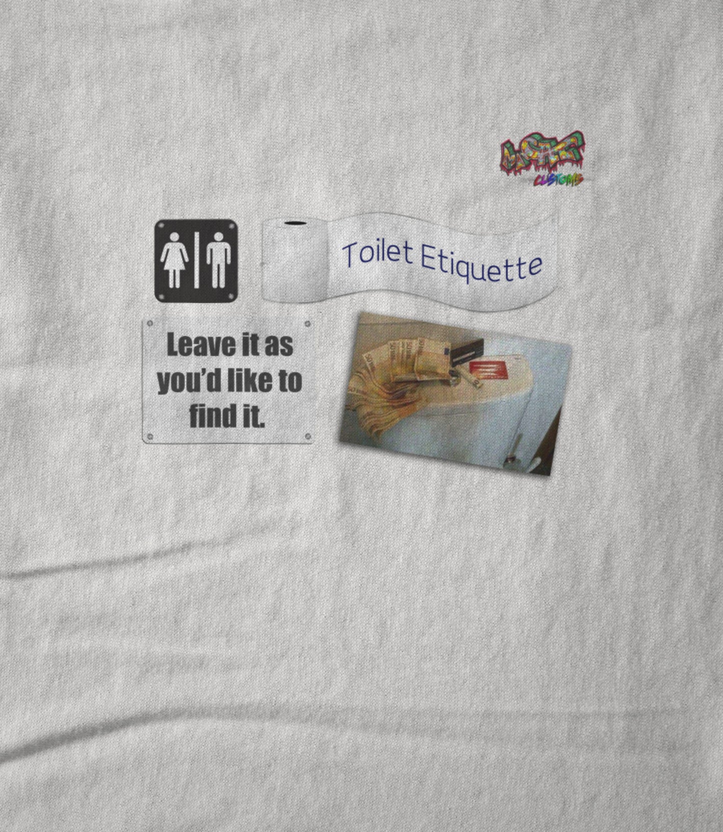 Toilet Etiquette Unisex T-shirt