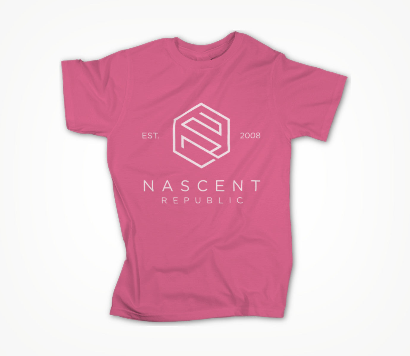 NR White/Pink Unisex T-shirt