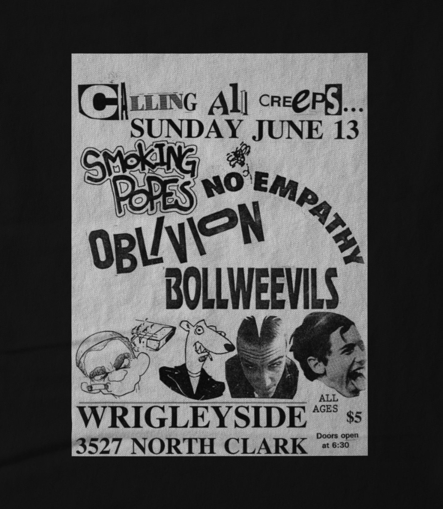 Calling All Creeps... Unisex T-shirt