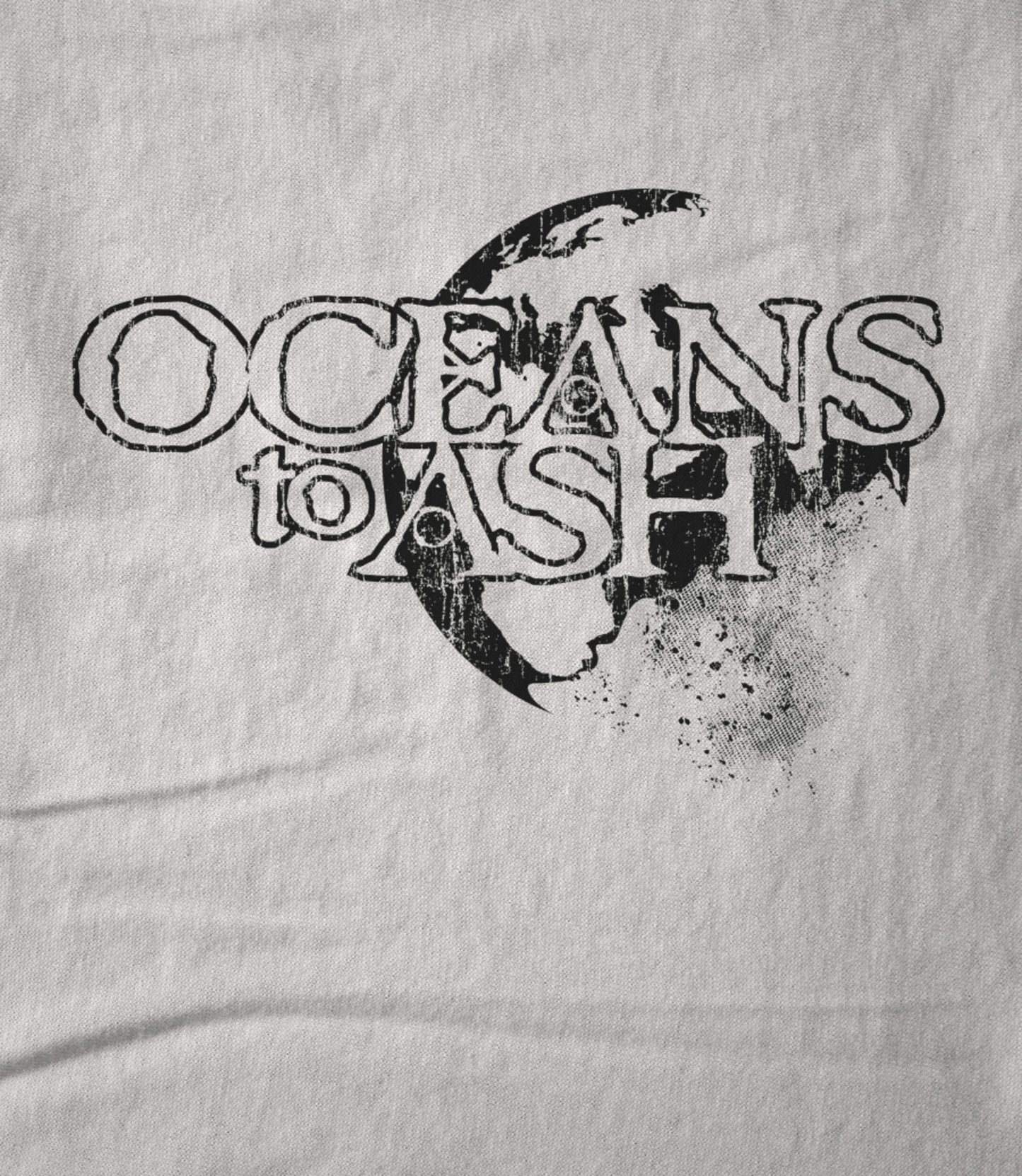 Oceans to Ash - Moon - White Hoodie